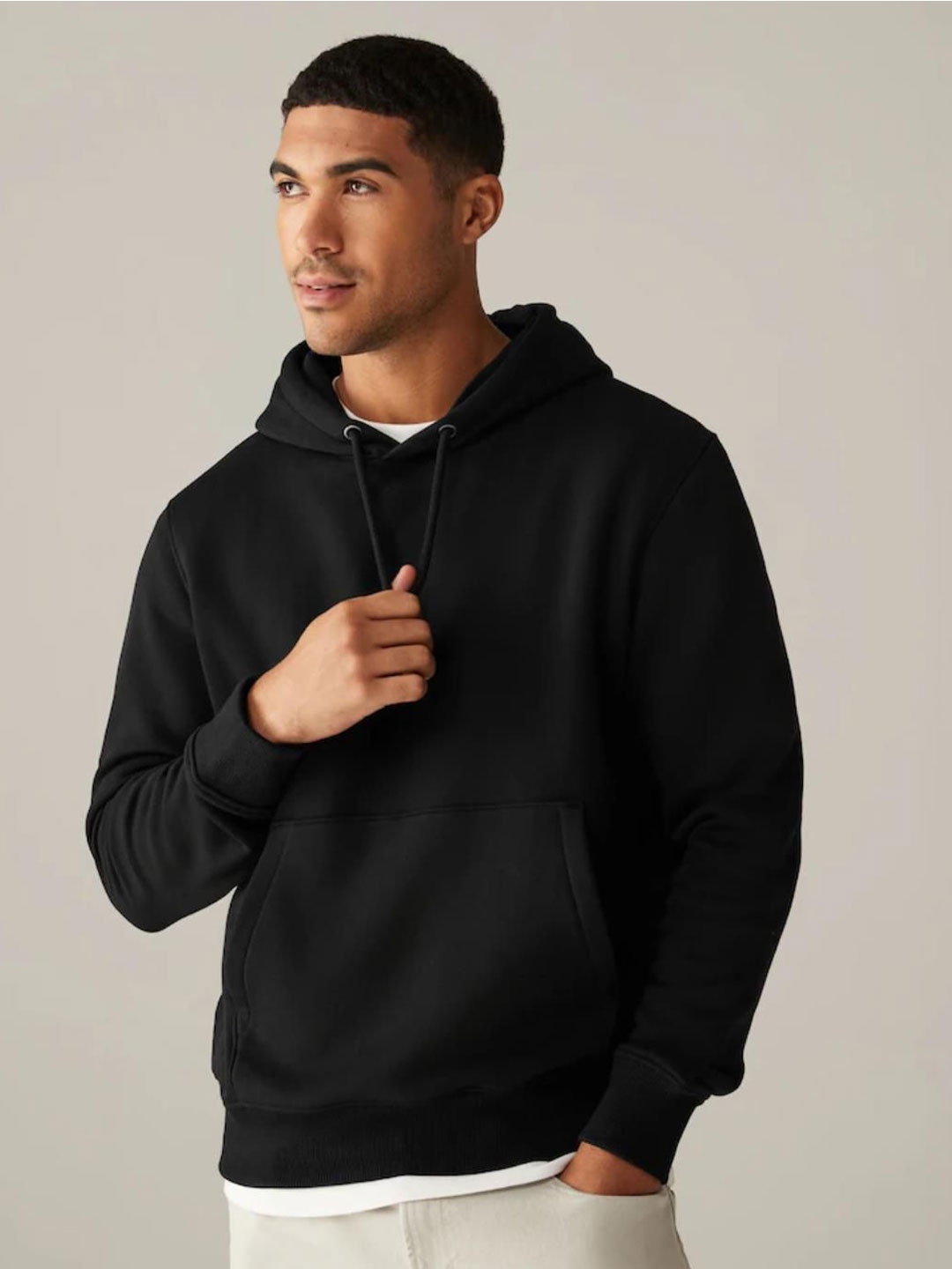 

Kotty Men Hooded Sweatshirt, Black