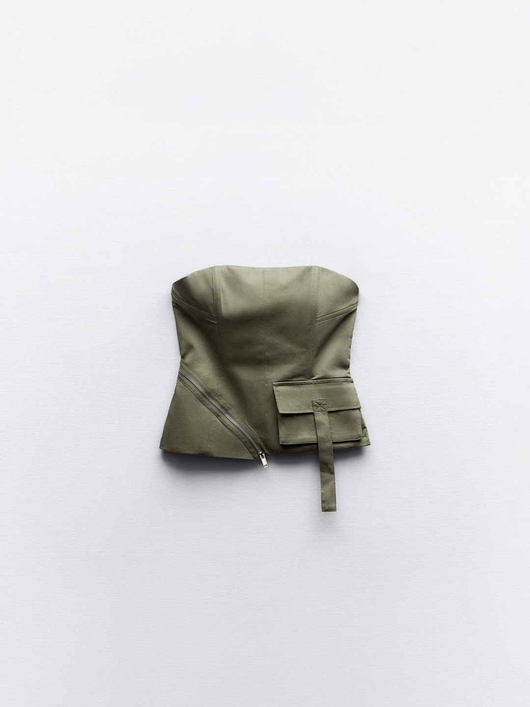 

ZARA Women Opaque Casual Shirt, Khaki