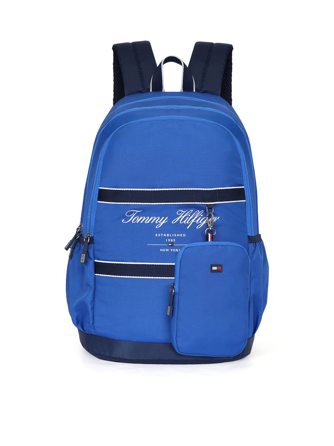

Tommy Hilfiger Kids Colourblocked Backpack, Blue