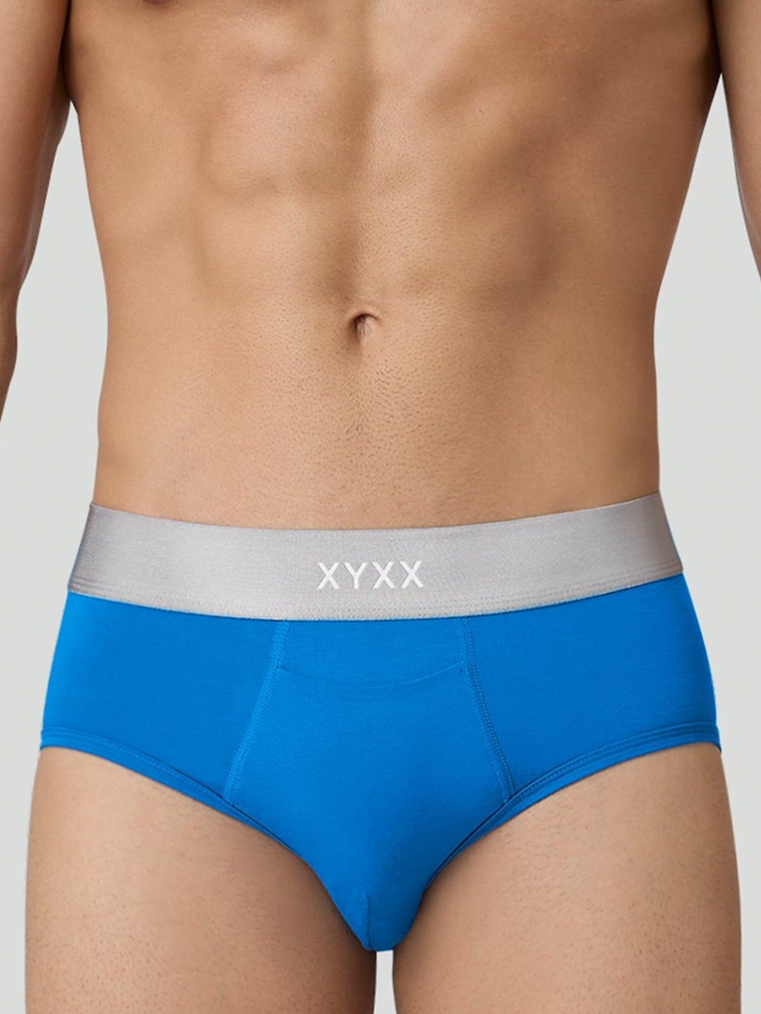 

XYXX Men Mid-Rise Illuminati Basic Briefs XYBRF48, Blue