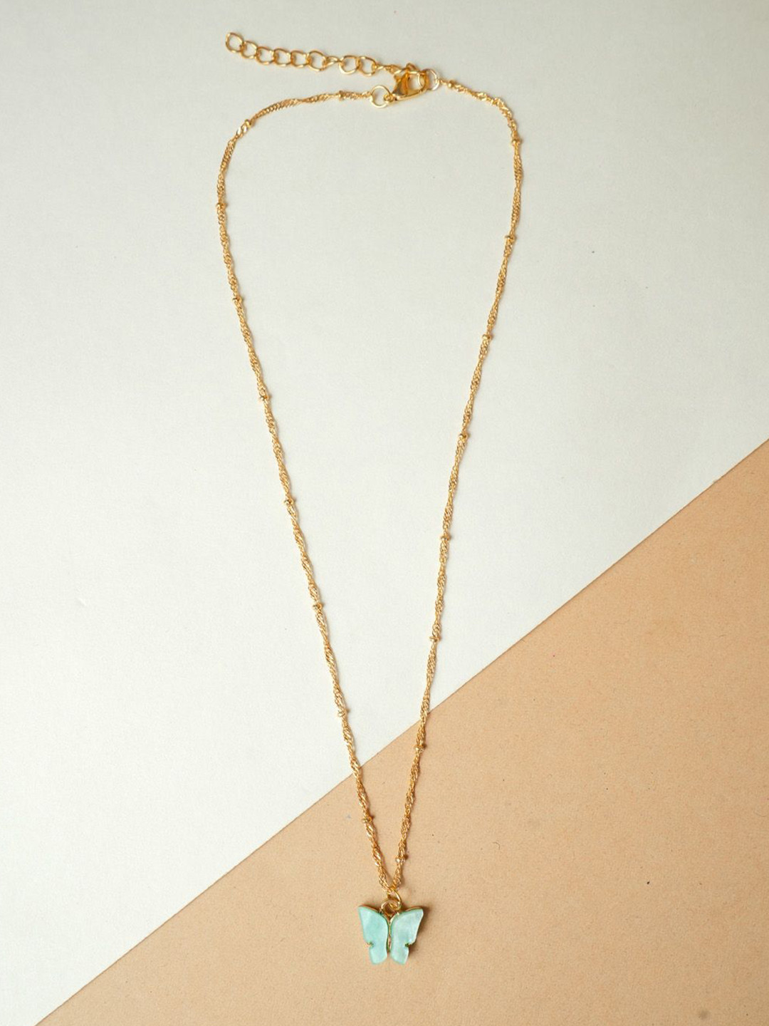 

VIRAASI Gold-Plated Butterfly Shaped Pendants