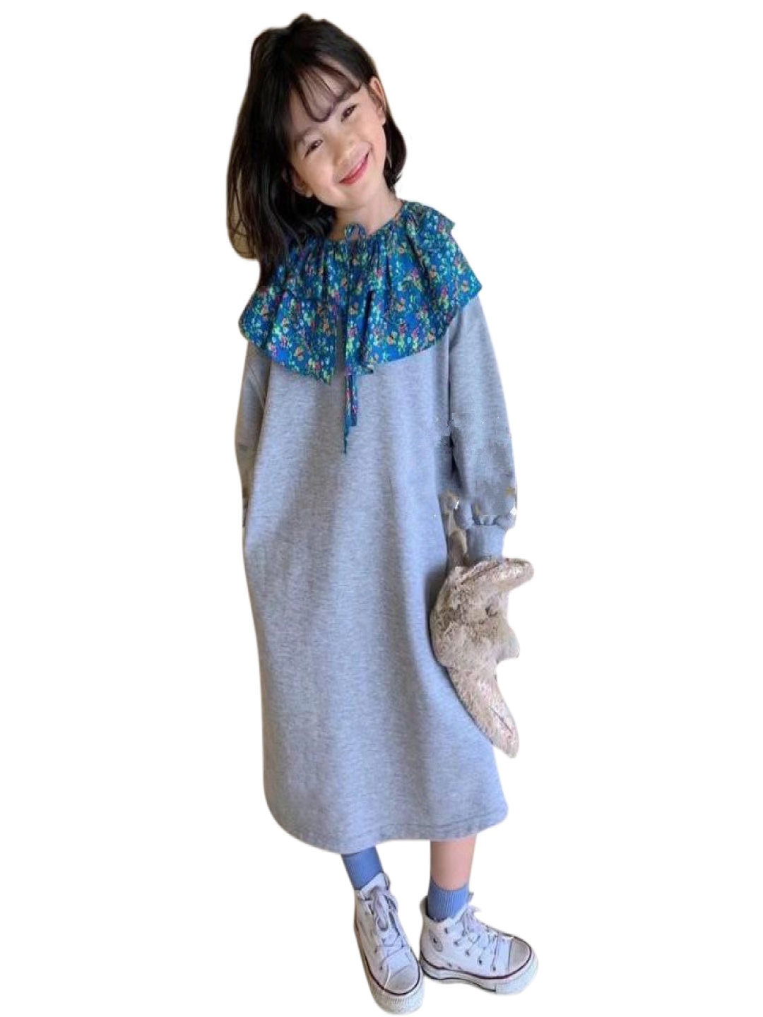 

StyleCast x Revolte Girls A-Line Midi Dress, Blue