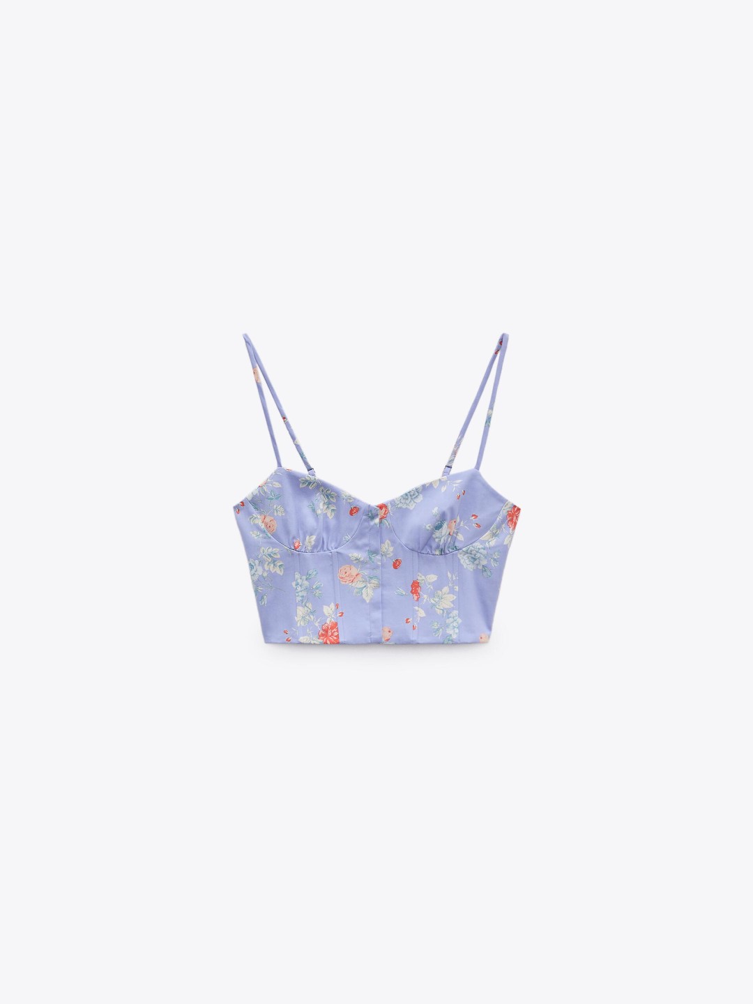 

ZARA Women Floral Printed Casual Shirt, Blue