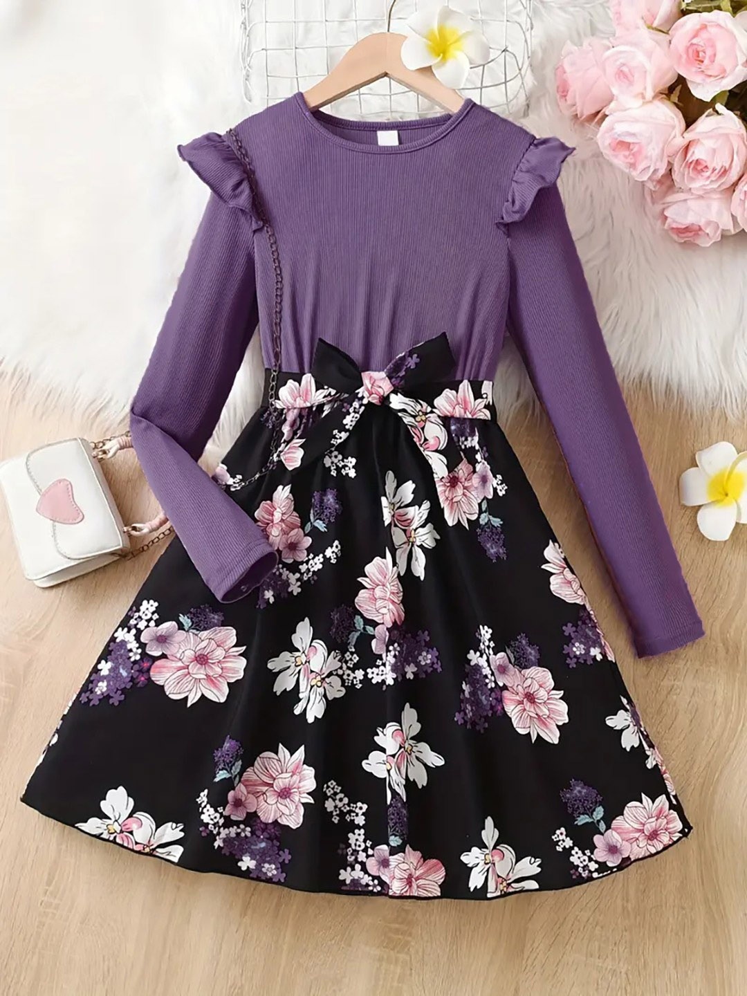 

Miss & Chief Embellished A-Line Dress, Burgundy