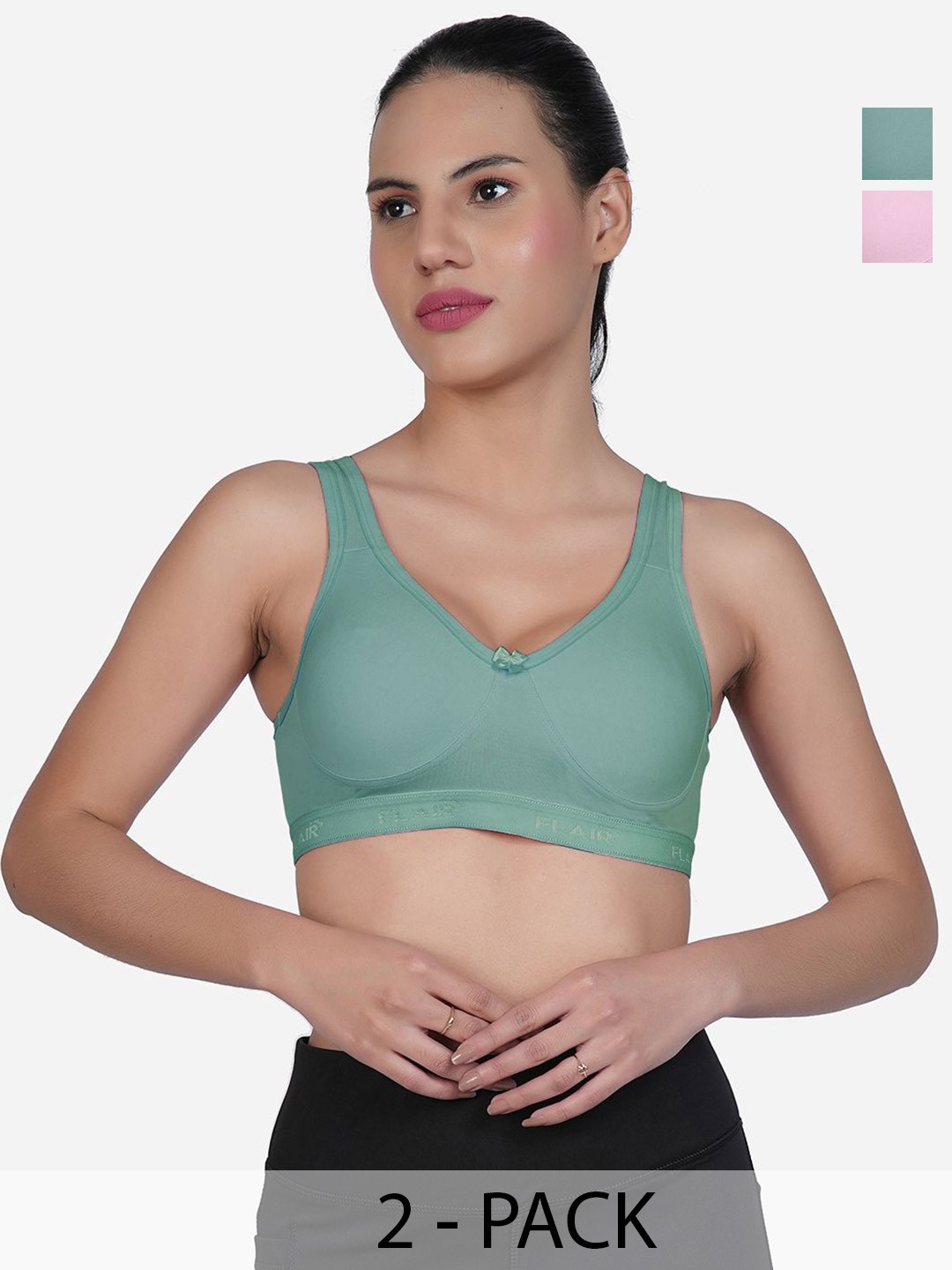 

SHYAM SONS FLAIR Bra Full Coverage, Green