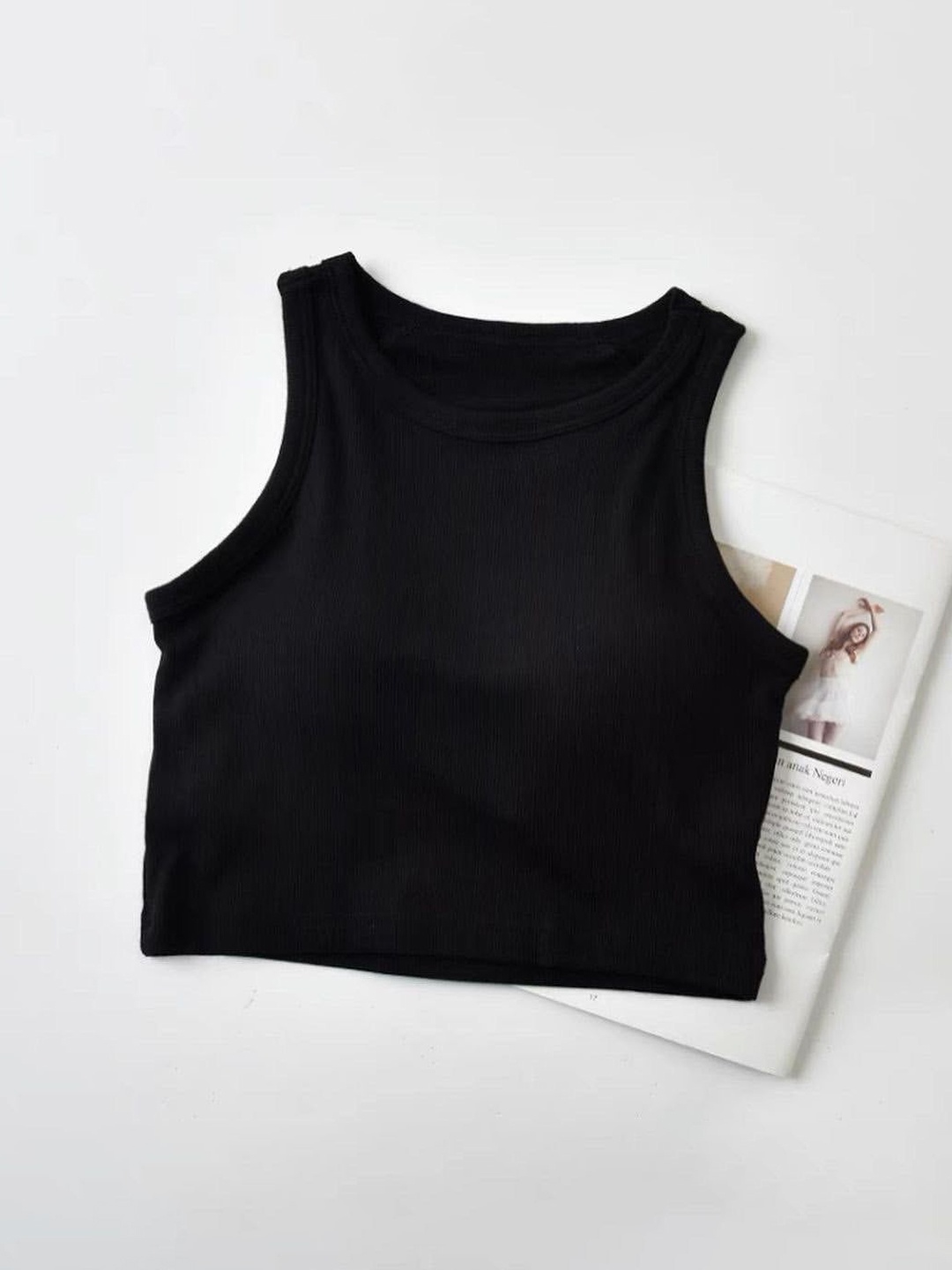 

HIGH BUY Tank Crop Top, Black