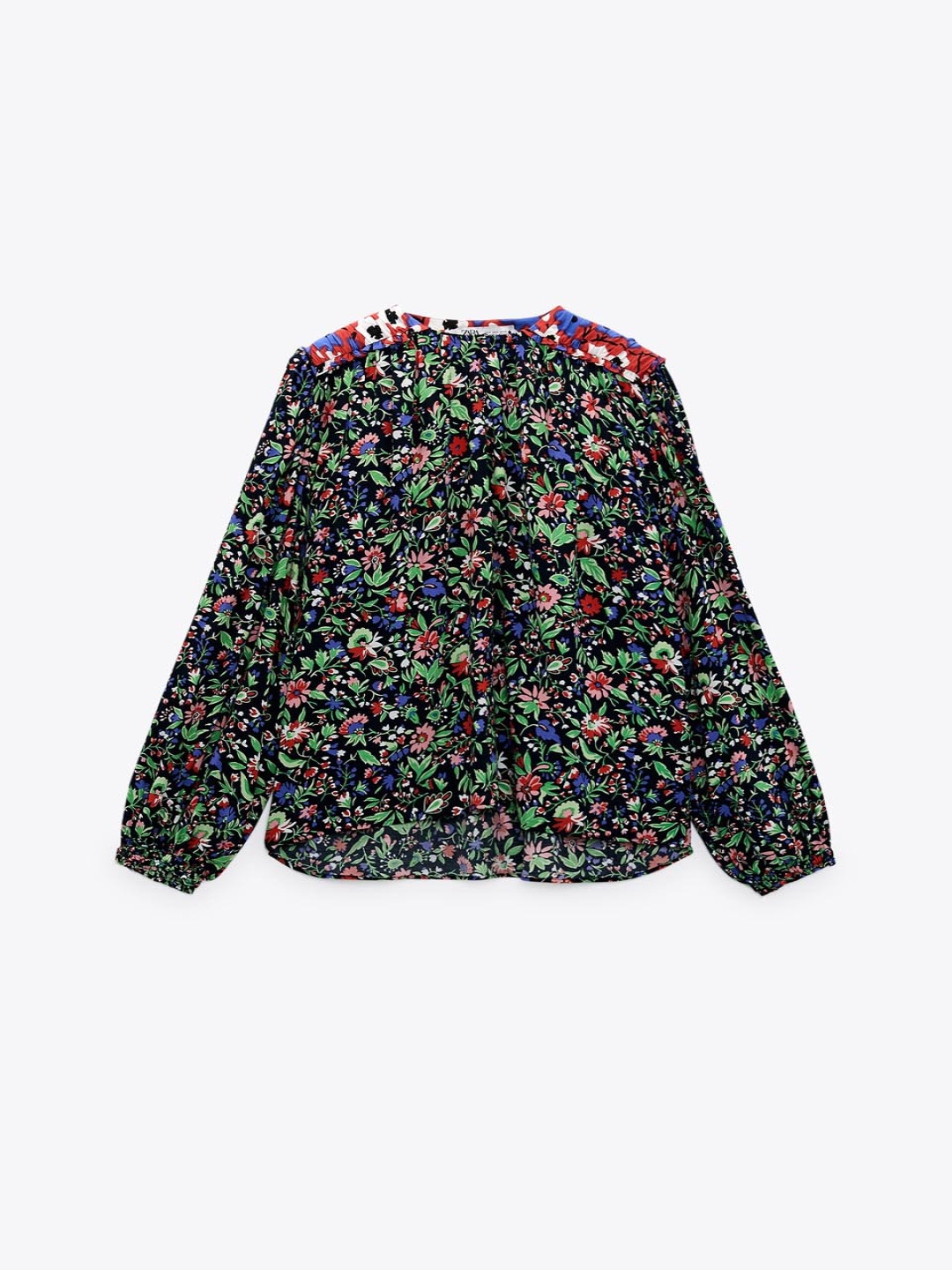 

ZARA Women Floral Opaque Printed Casual Shirt, Black