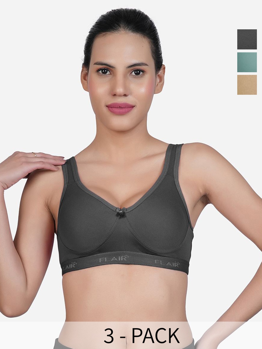 

SHYAM SONS FLAIR Bra Full Coverage, Green