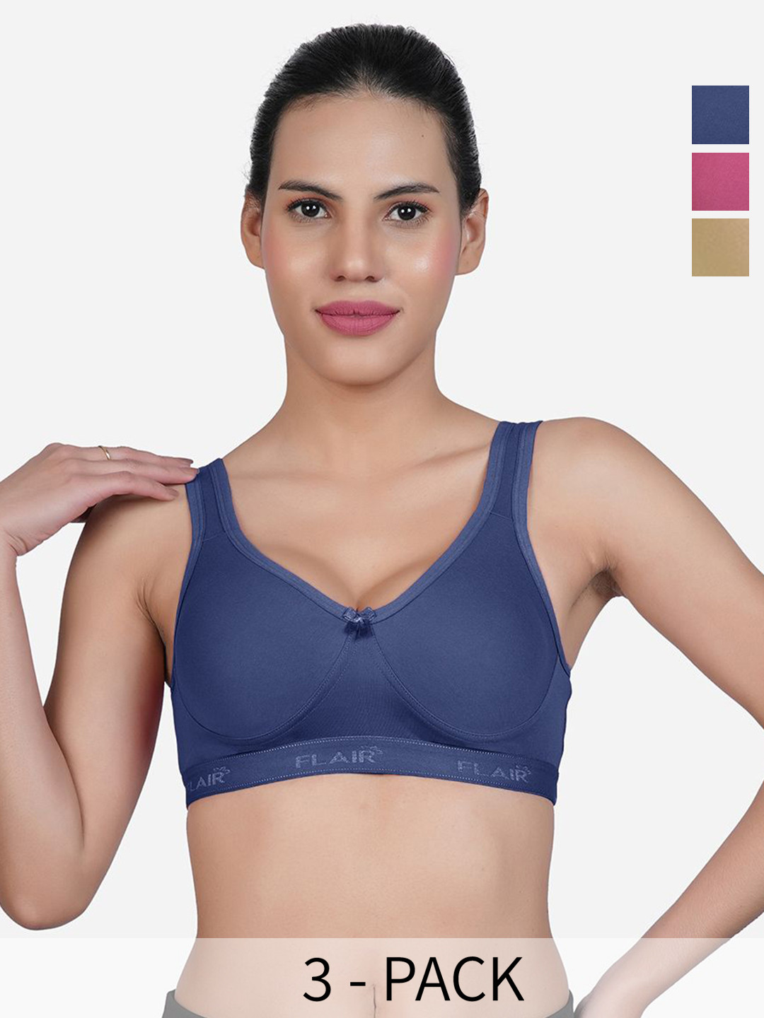 

SHYAM SONS FLAIR Bra Full Coverage, Beige