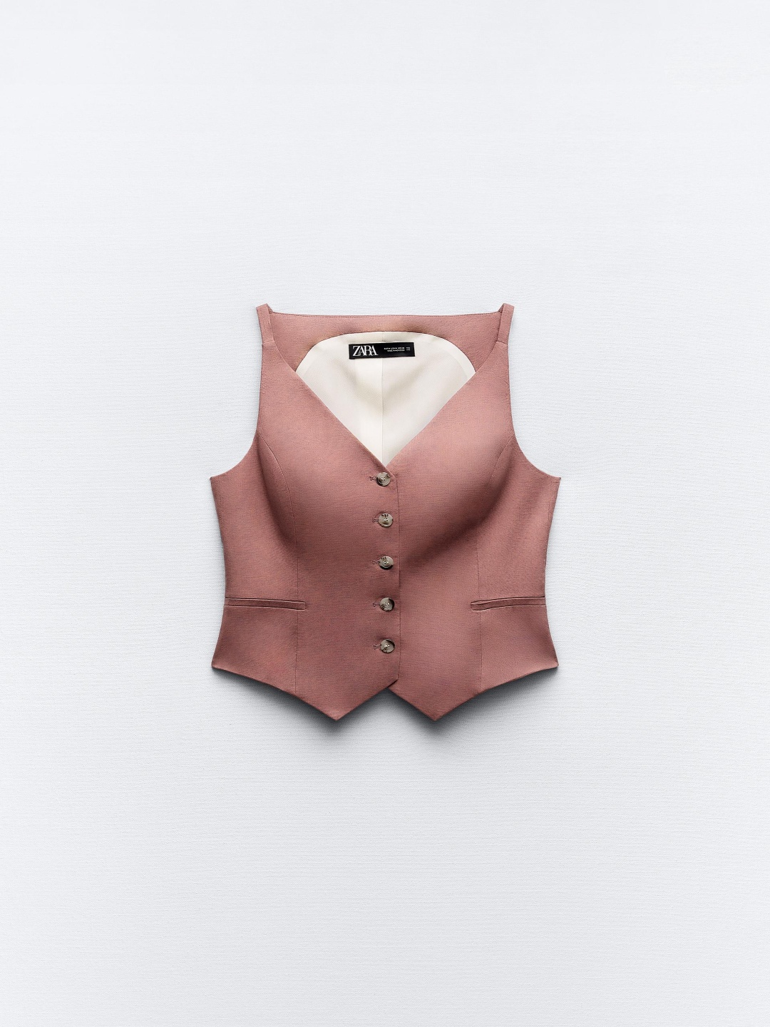 

ZARA Women Brown Waistcoat