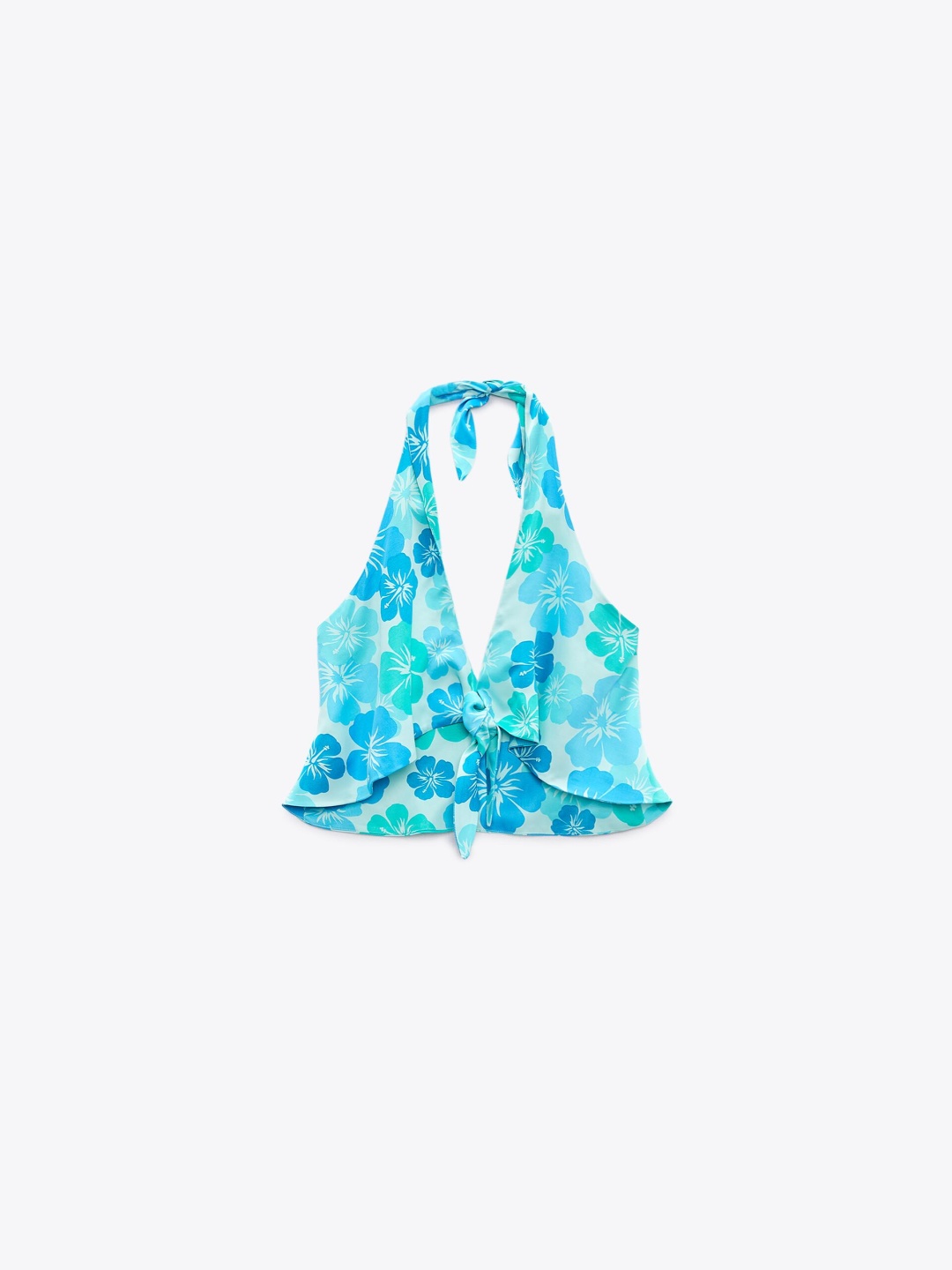 

ZARA Women Floral Printed Casual Shirt, Blue