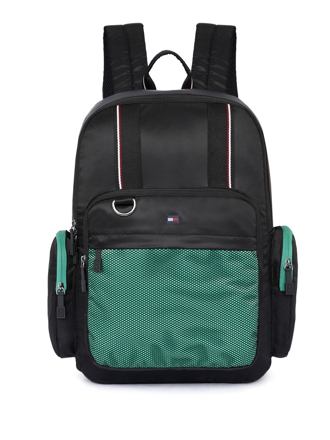 

Tommy Hilfiger Unisex Colourblocked Backpack, Black