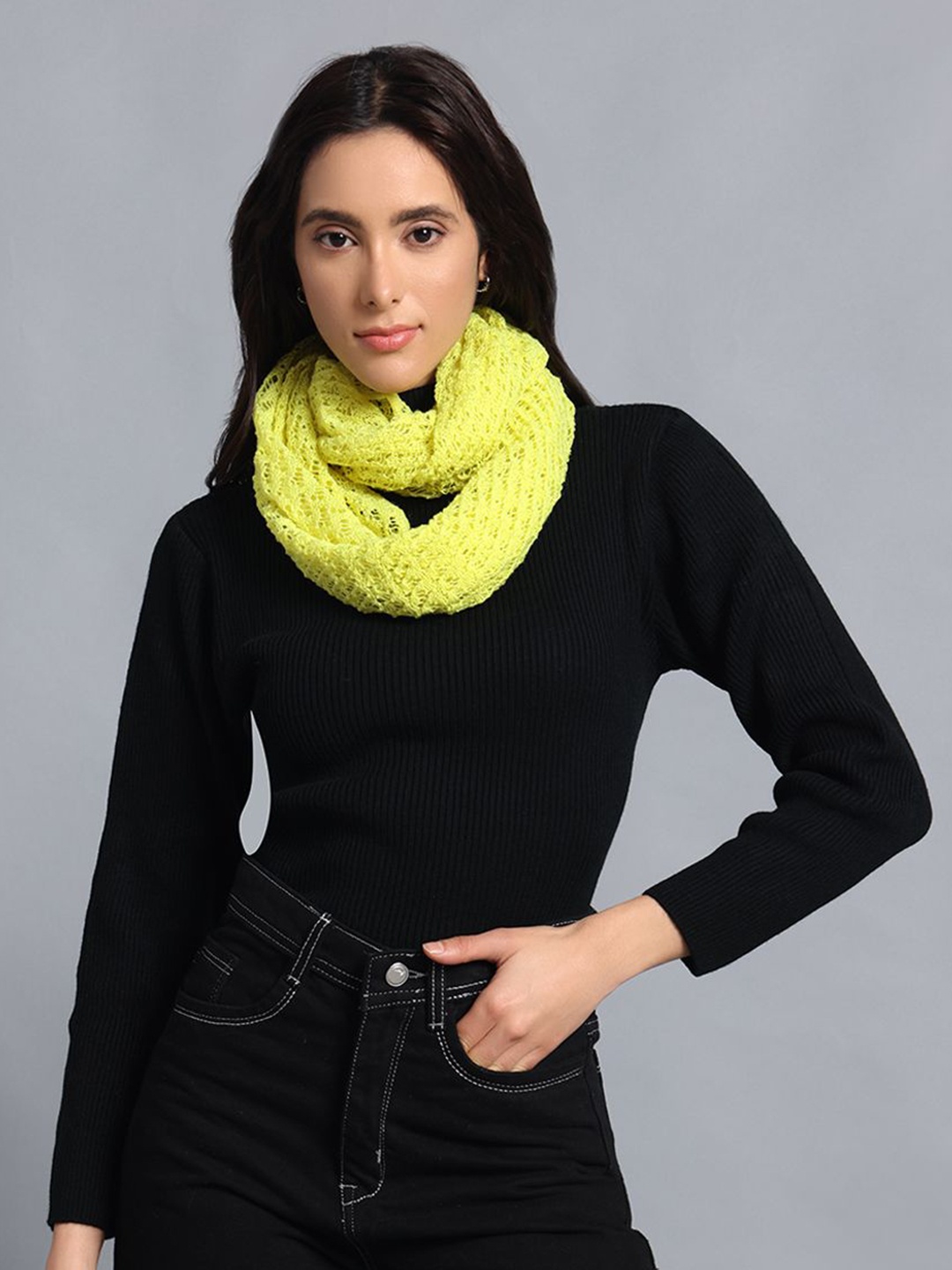 

PUNK Women Scarf, Yellow