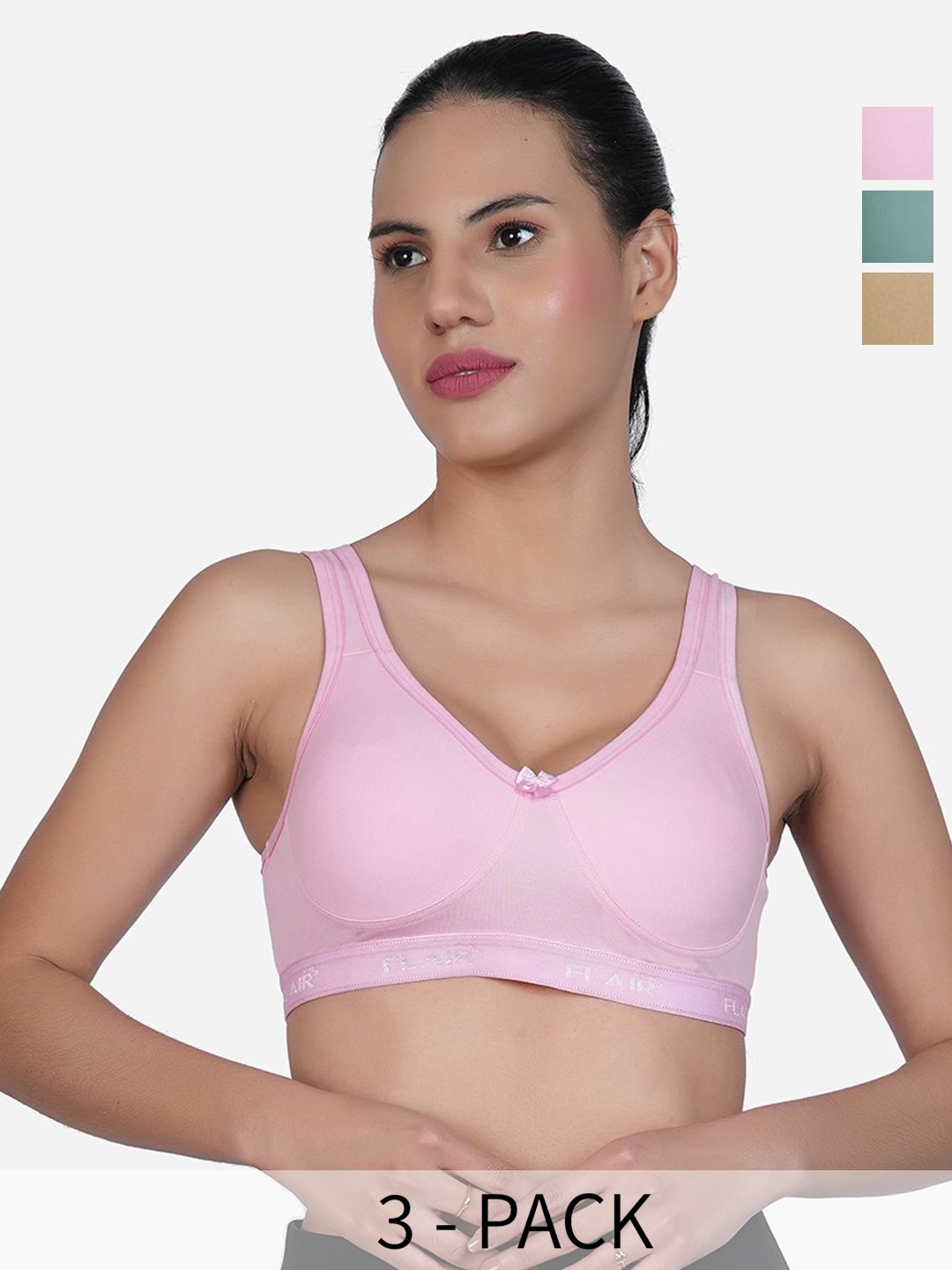 

SHYAM SONS FLAIR Bra Full Coverage, Green