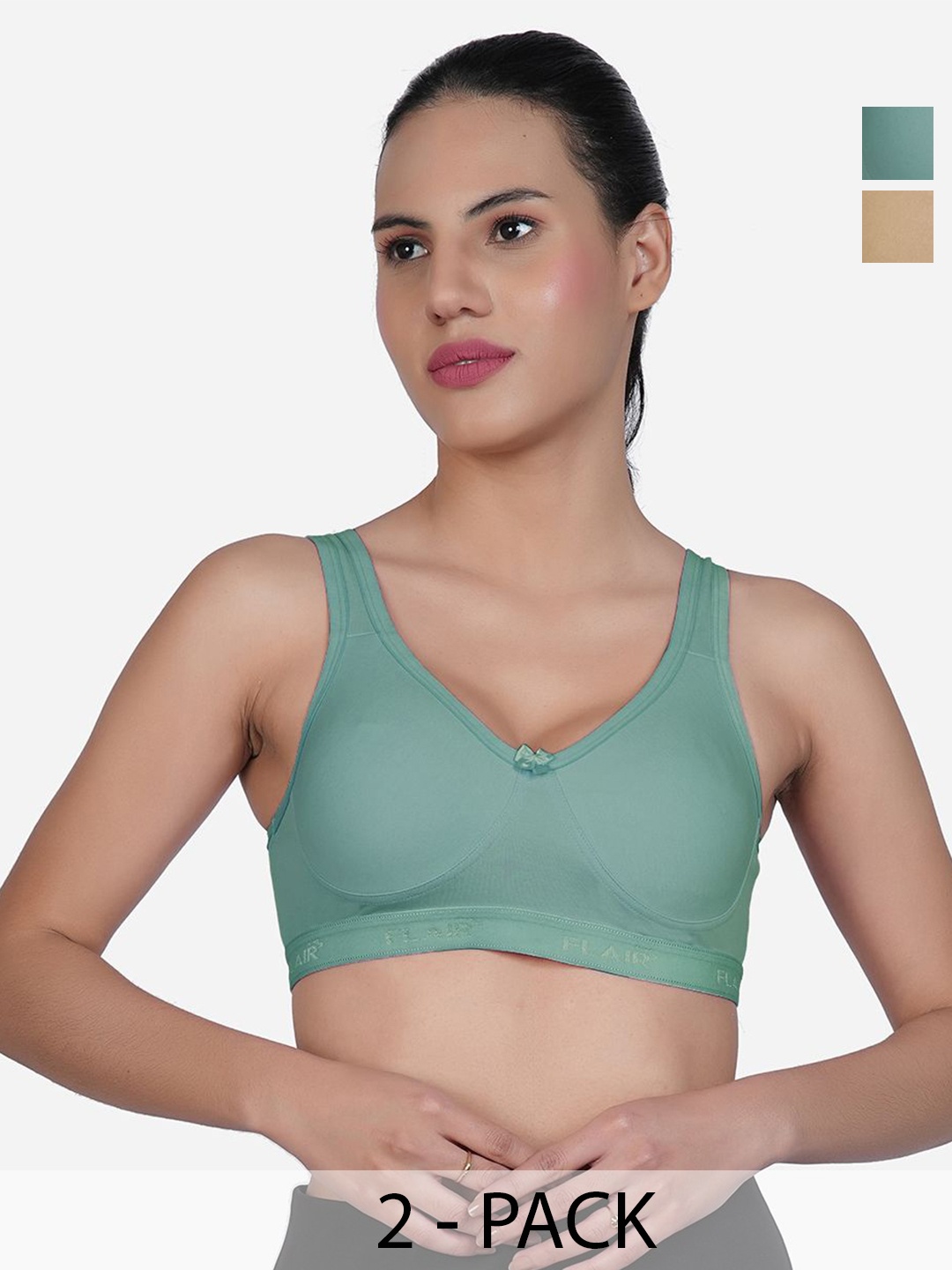 

SHYAM SONS FLAIR Bra Full Coverage, Green