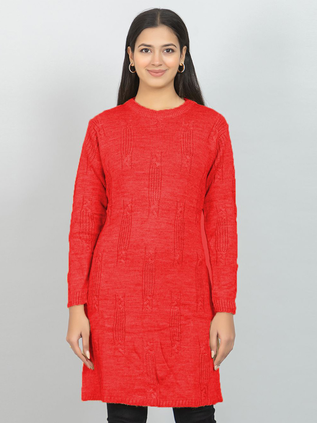 

Wool's Kart Woollen Tunic, Red