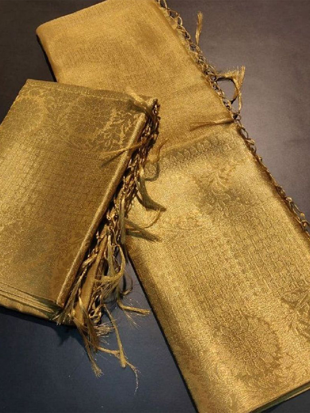 

Aika Net Saree, Gold