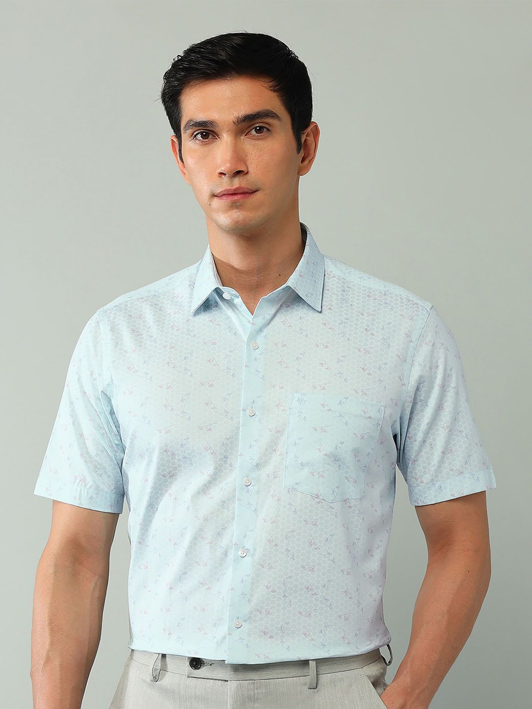 

Arrow Men Classic Opaque Printed Casual Shirt, Blue