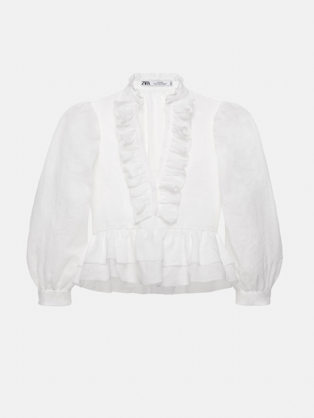 

ZARA Women Opaque Casual Shirt, White