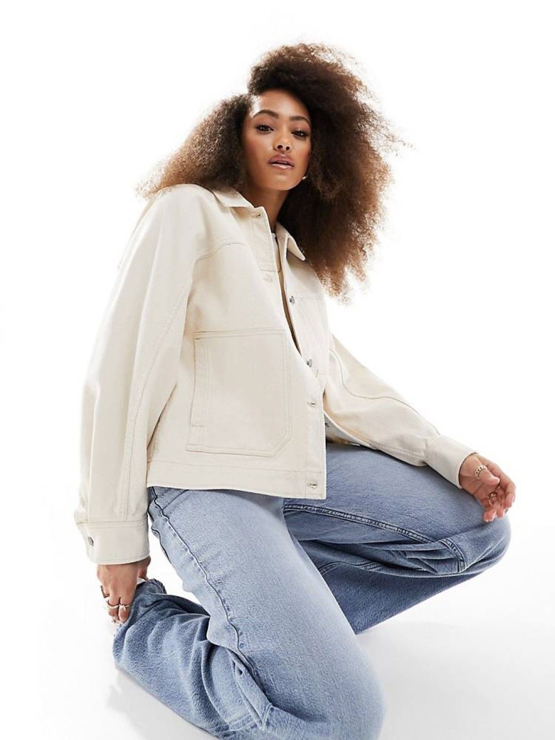 

WHY SO FAB Women Comfort Boxy Opaque Casual Shirt, White