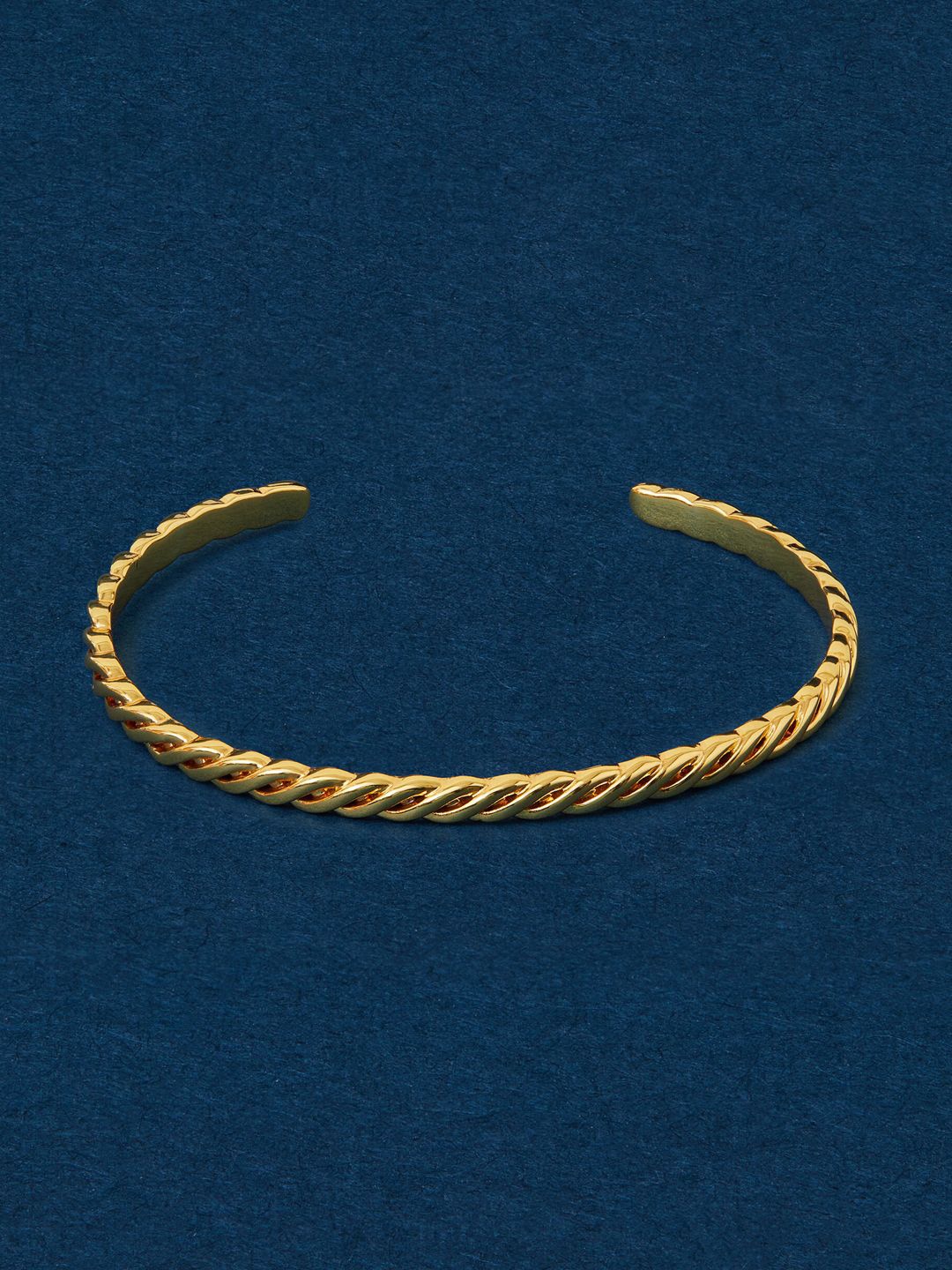 

Accessorize 14KT Gold Plated Twisted Bangle-Style Cuff Bracelet