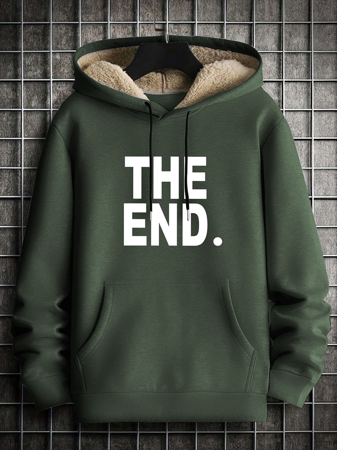 

TOGS & TERRE Women Printed Hooded Sweatshirt, Green