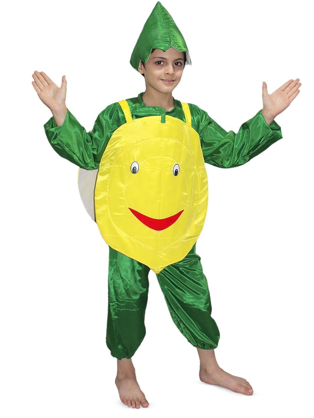 

Kaku Fancy dresses Kids Fancy Dresses Lemon Vegetable Costume Set, Yellow