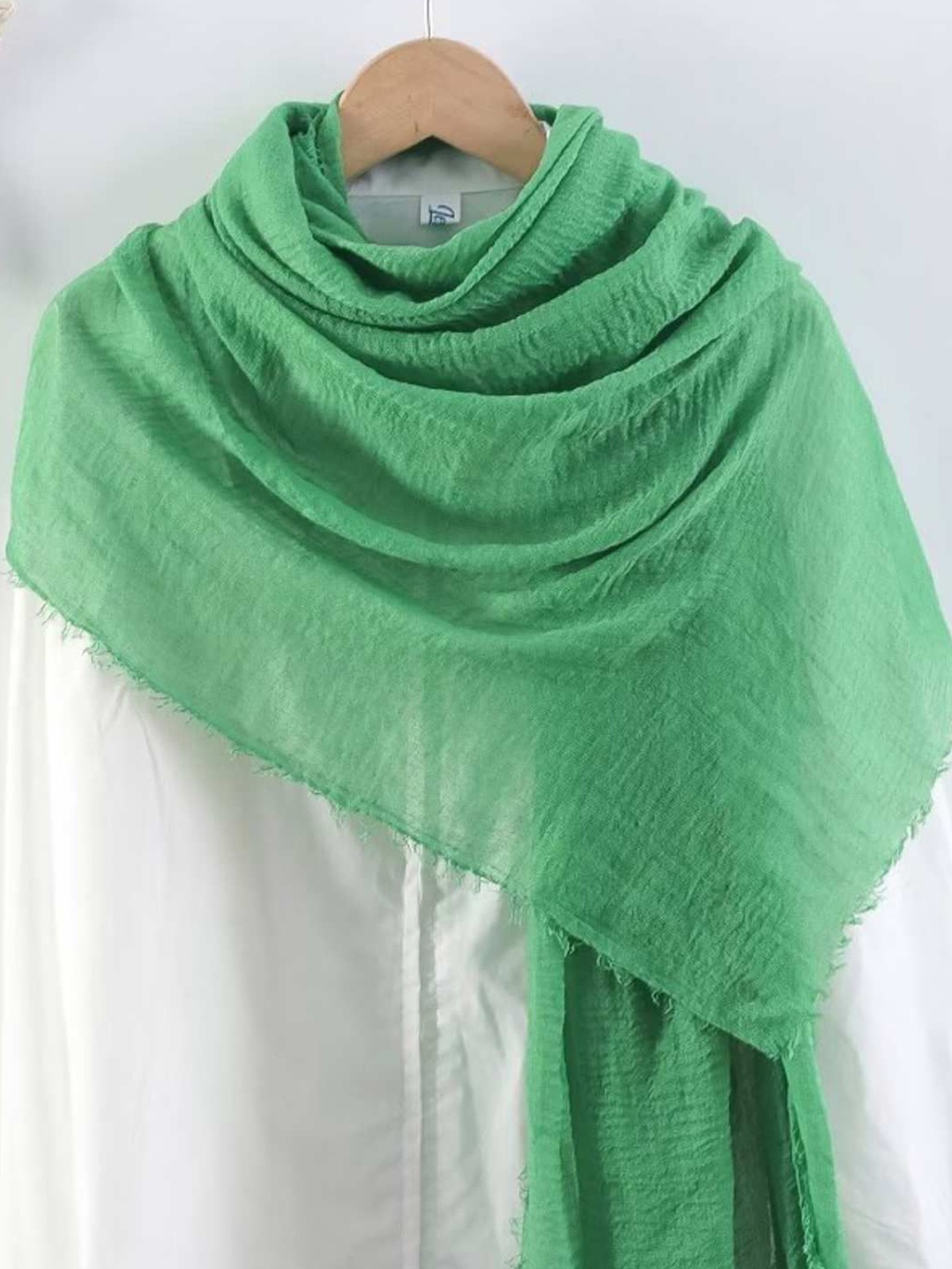 

CrossKulture Women Cotton Scarf, Green