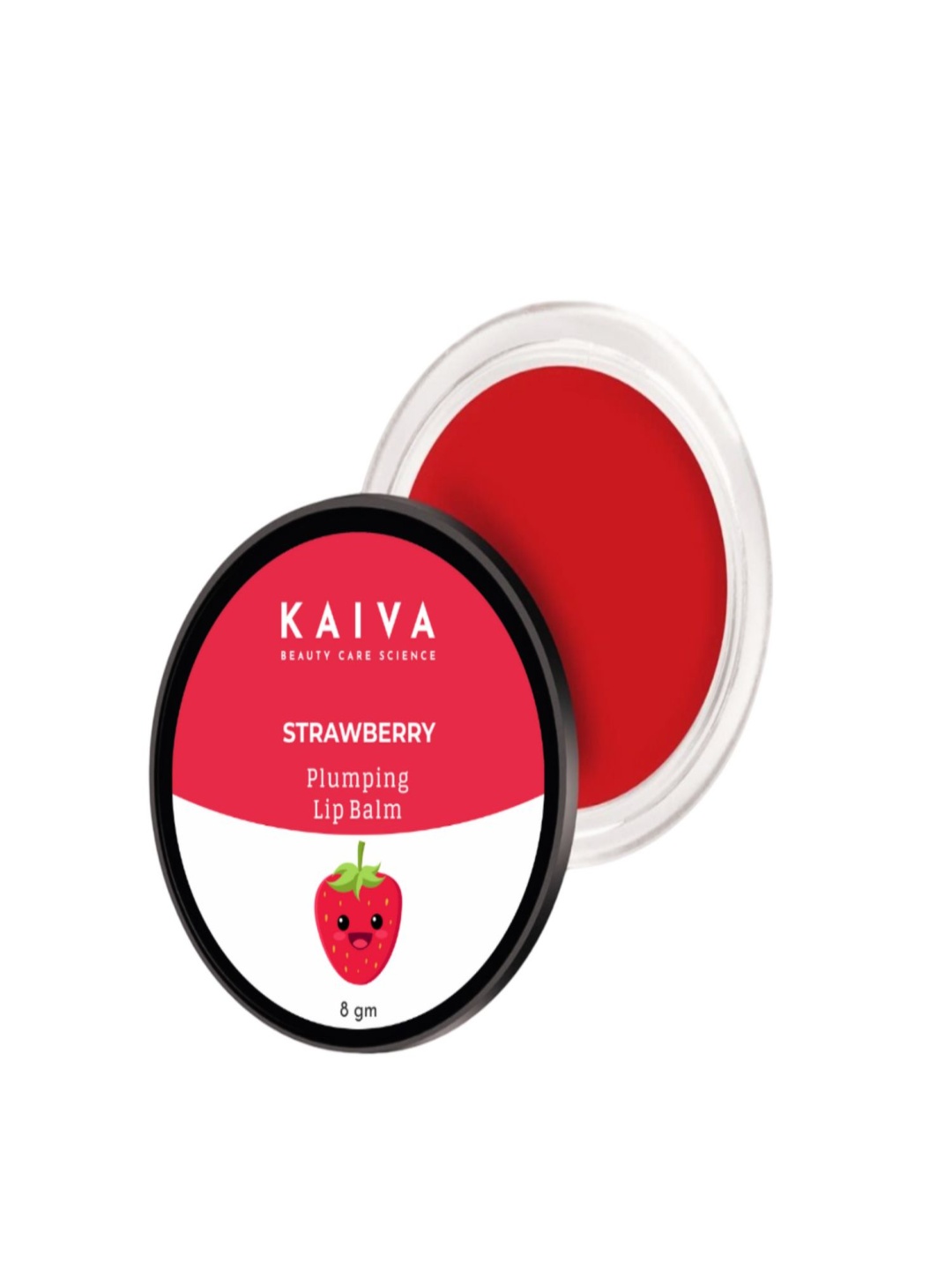 

KAIVA Strawberry Long Lasting Lip Balm - 8 g, Red