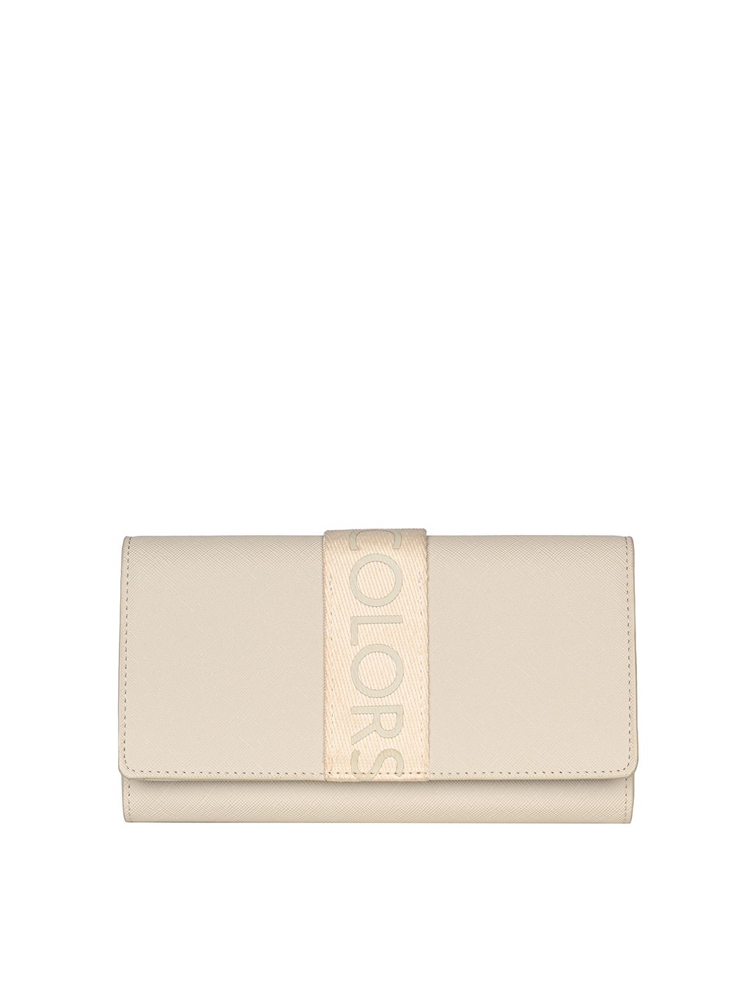 

United Colors of Benetton Women Two Fold Wallet, Beige