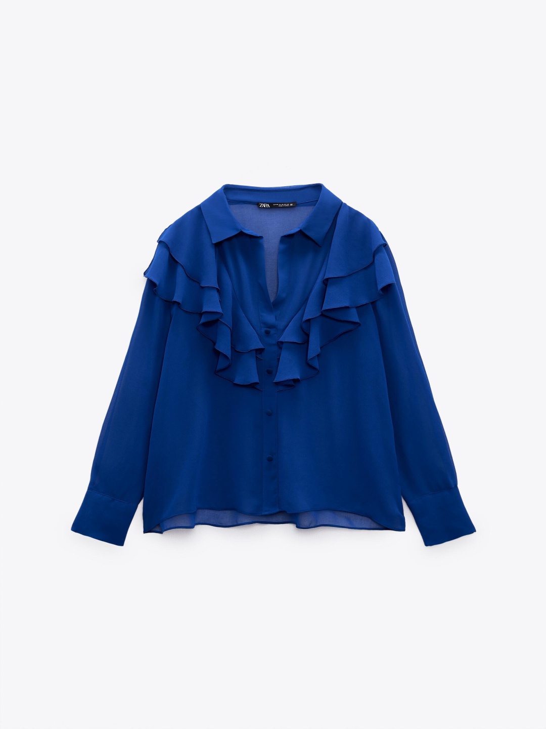 

ZARA Women Opaque Casual Shirt, Blue