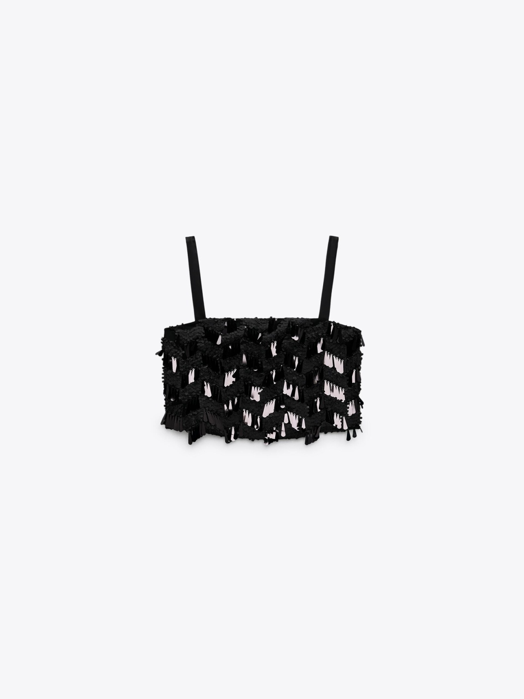 

ZARA Women Opaque Printed Casual Shirt, Black