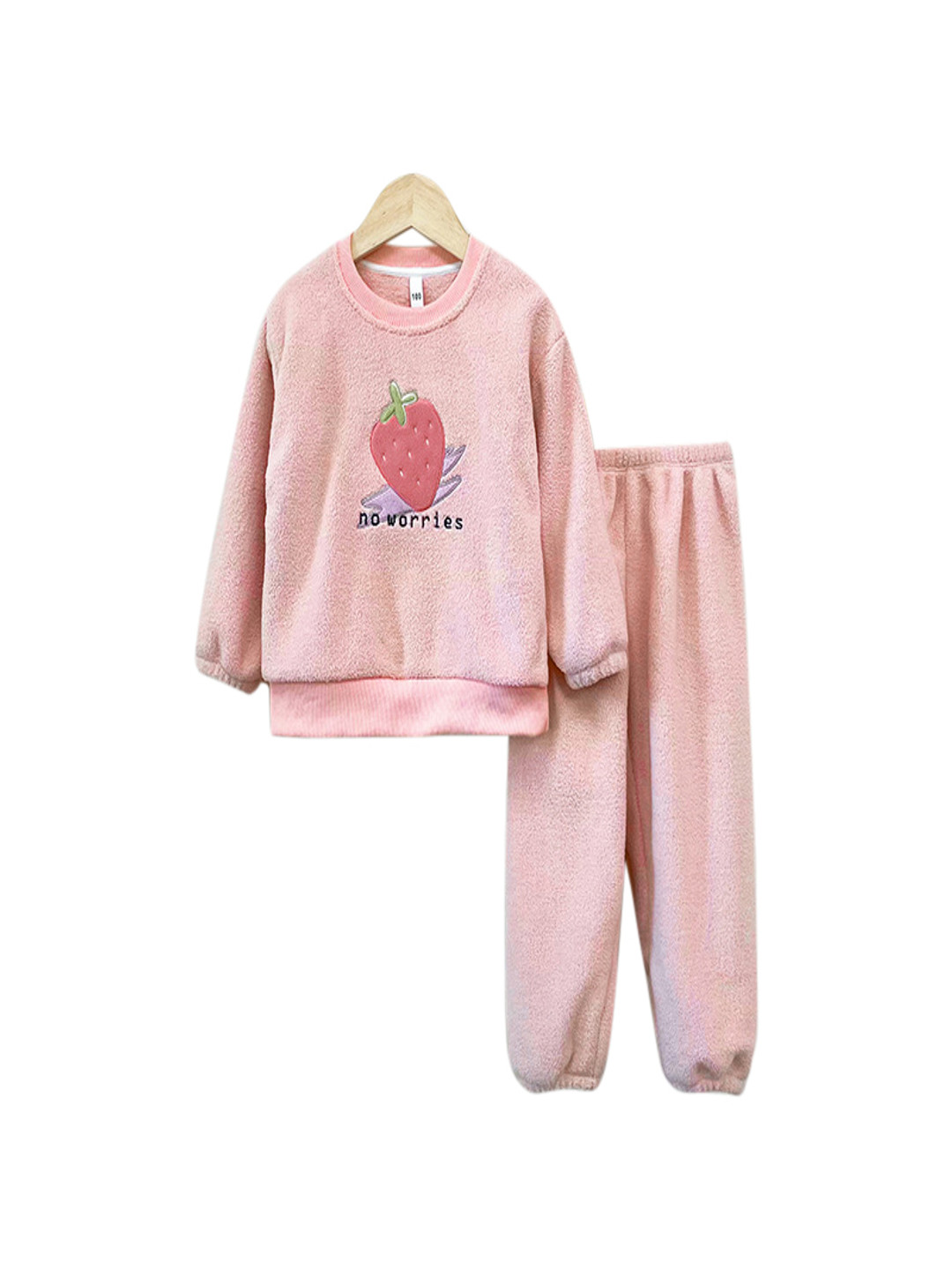 

StyleCast x Revolte Kids Printed Round Neck Sweatshirt With Jogger, Pink