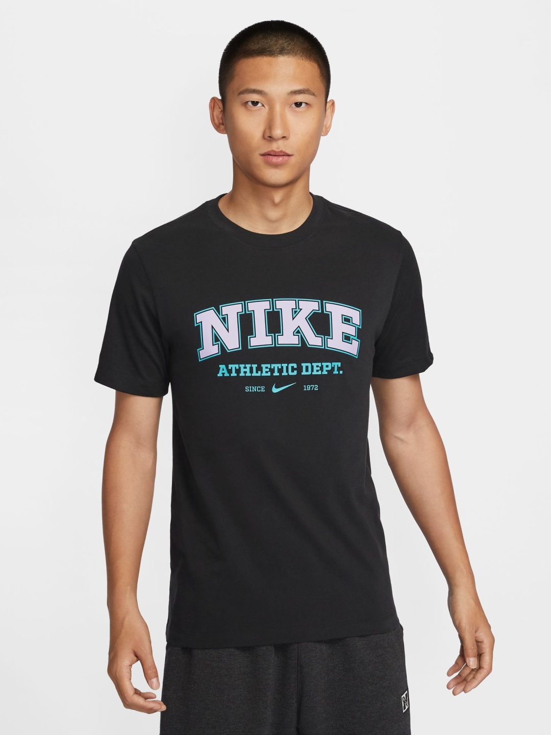 

Nike Men's Dri-FIT Fitness T-Shirt, Black