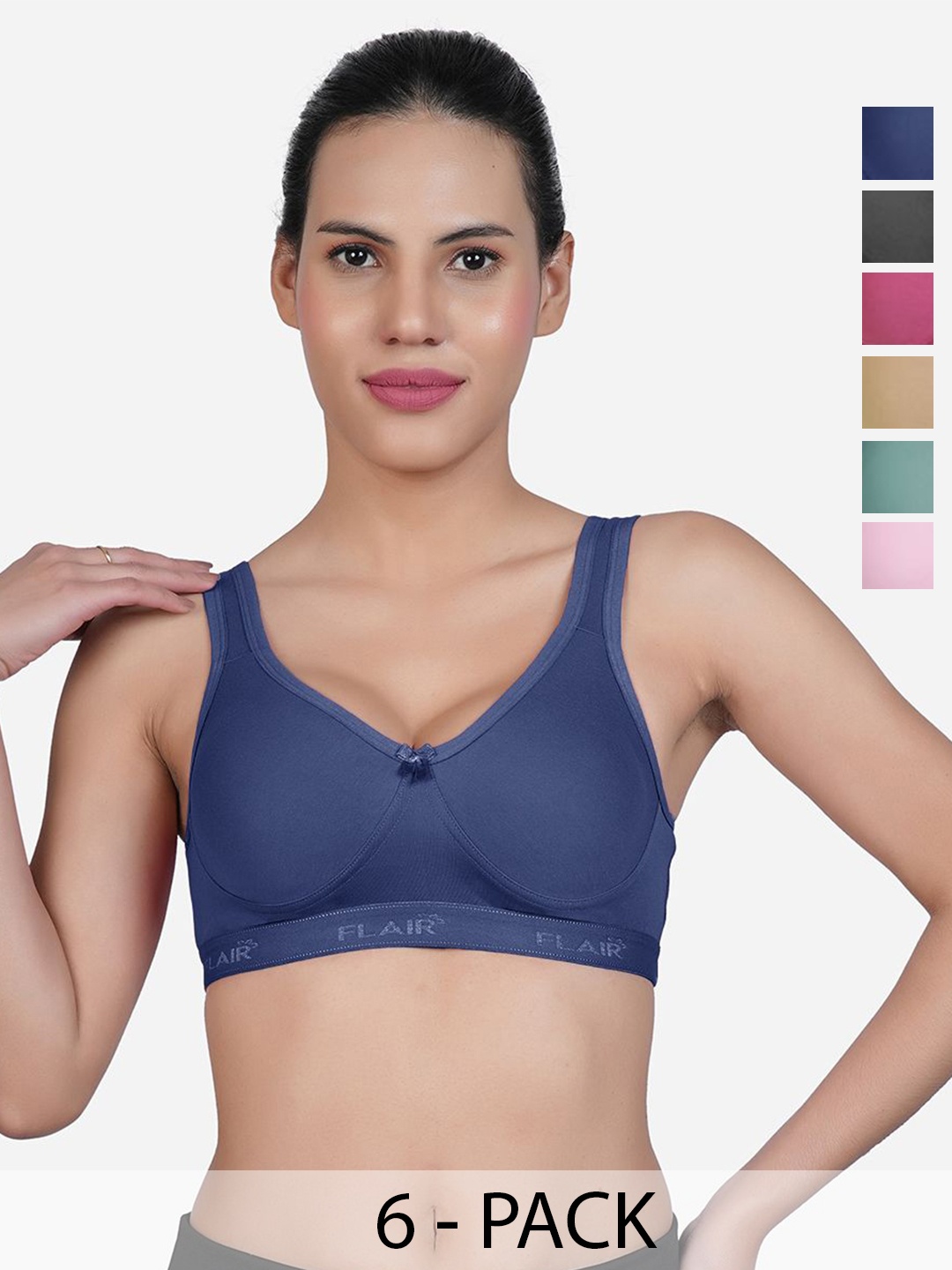 

SHYAM SONS FLAIR Bra Full Coverage, Black
