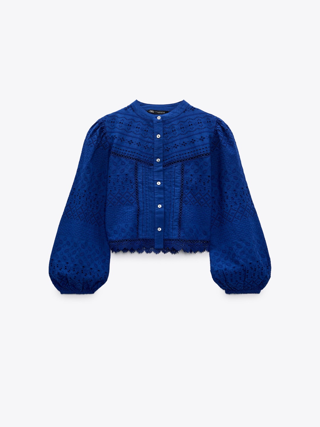 

ZARA Women Printed Casual Shirt, Blue