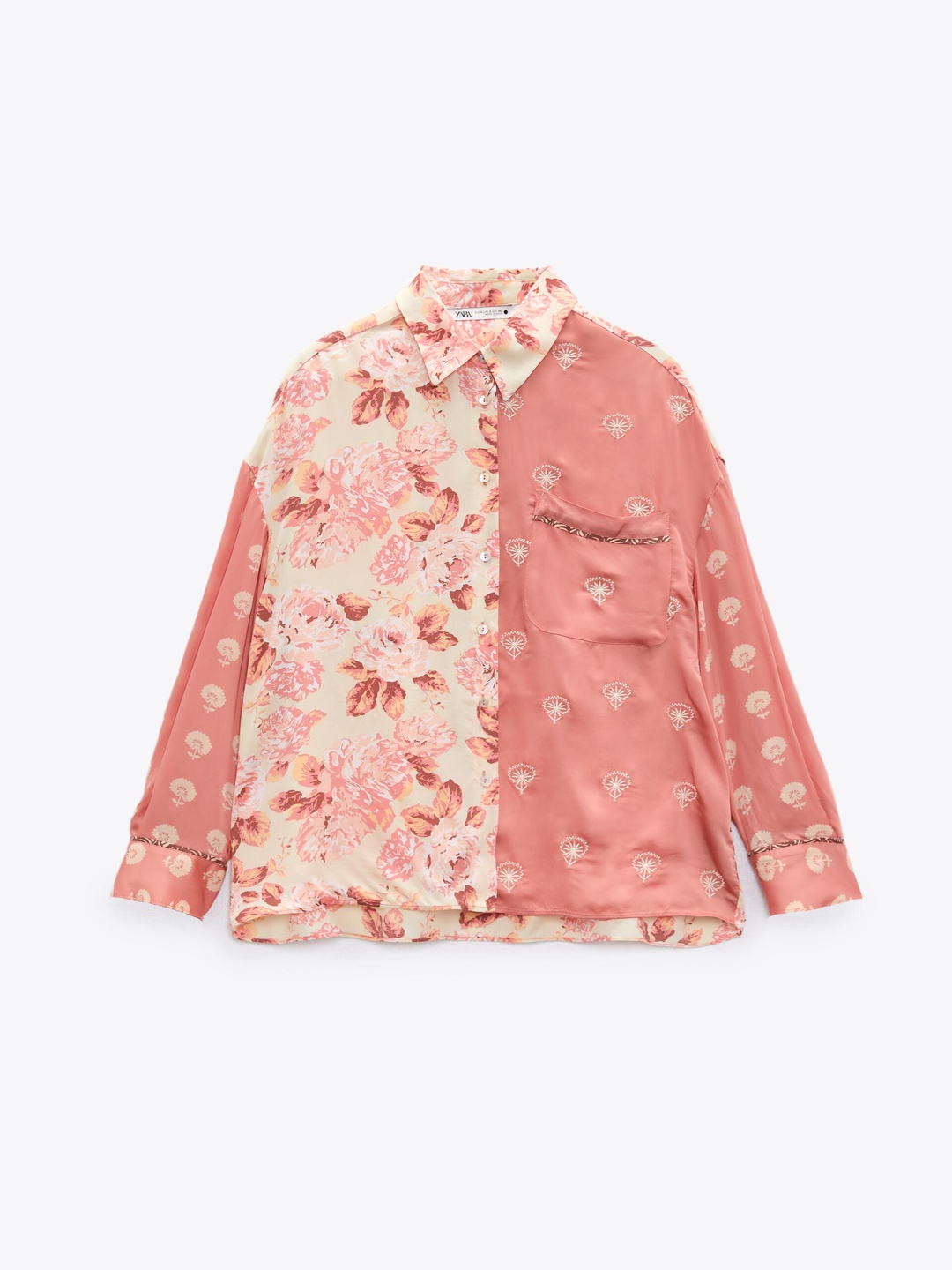 

ZARA Women Floral Opaque Printed Casual Shirt, Pink