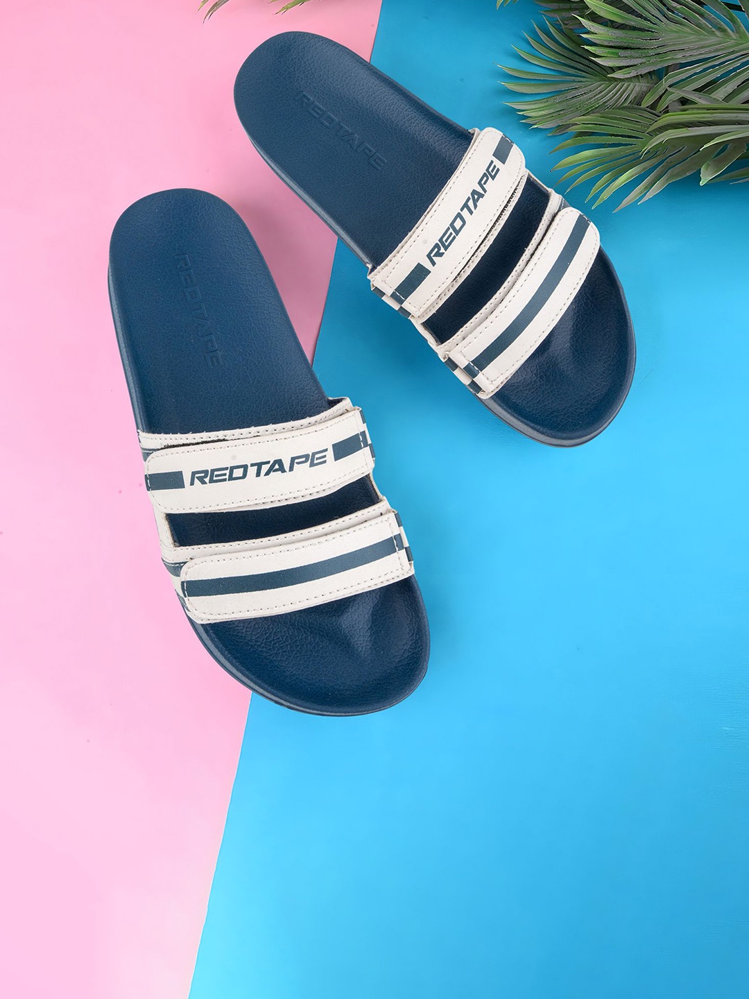 

Red Tape Women Comfort Sliders, Navy blue