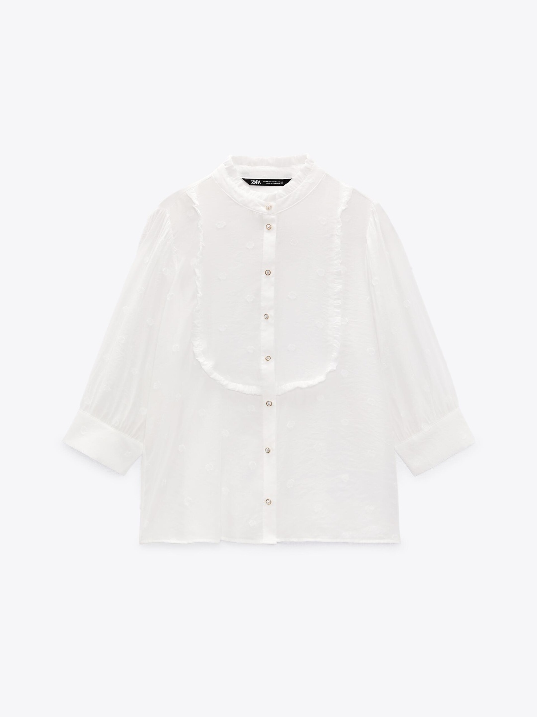 

ZARA Women Opaque Casual Shirt, White