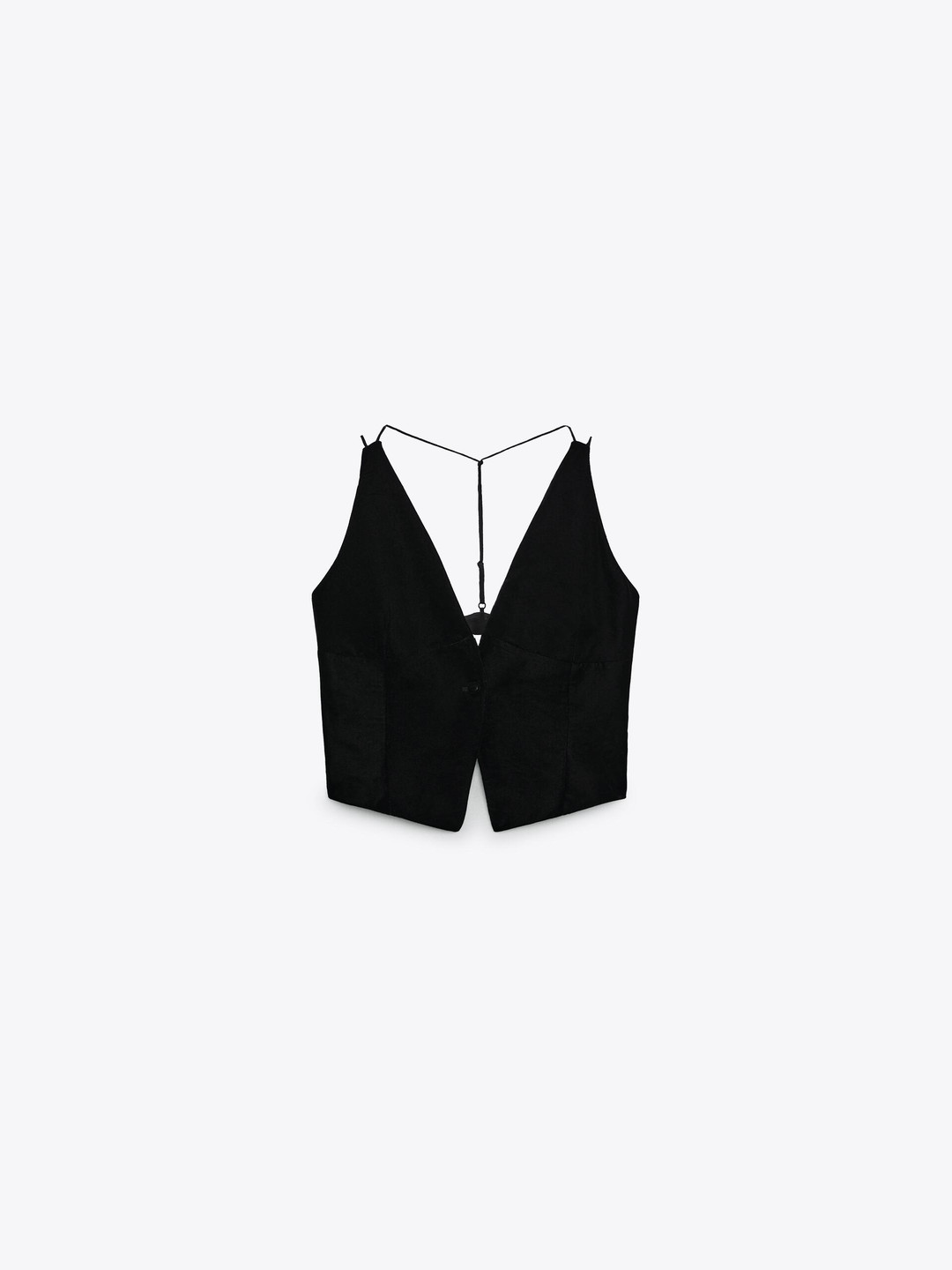 

ZARA Women Black Waistcoat