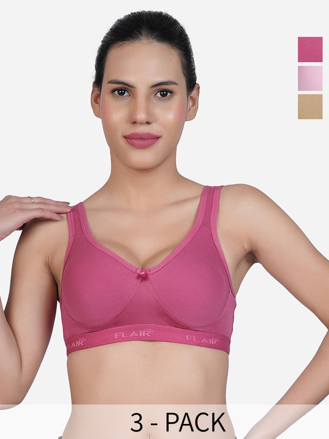 

SHYAM SONS FLAIR Bra Full Coverage, Beige