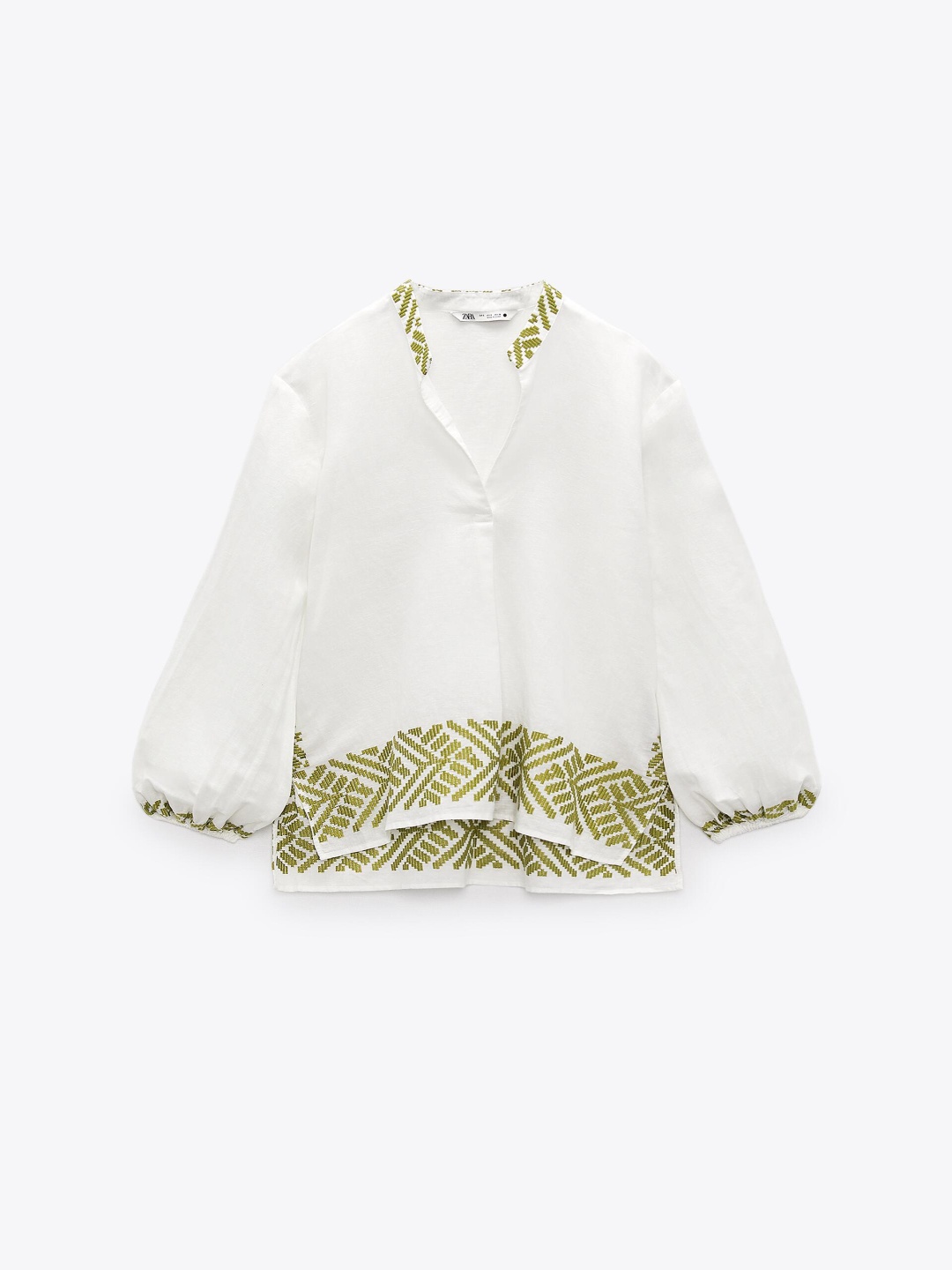 

ZARA Women Printed Casual Shirt, White