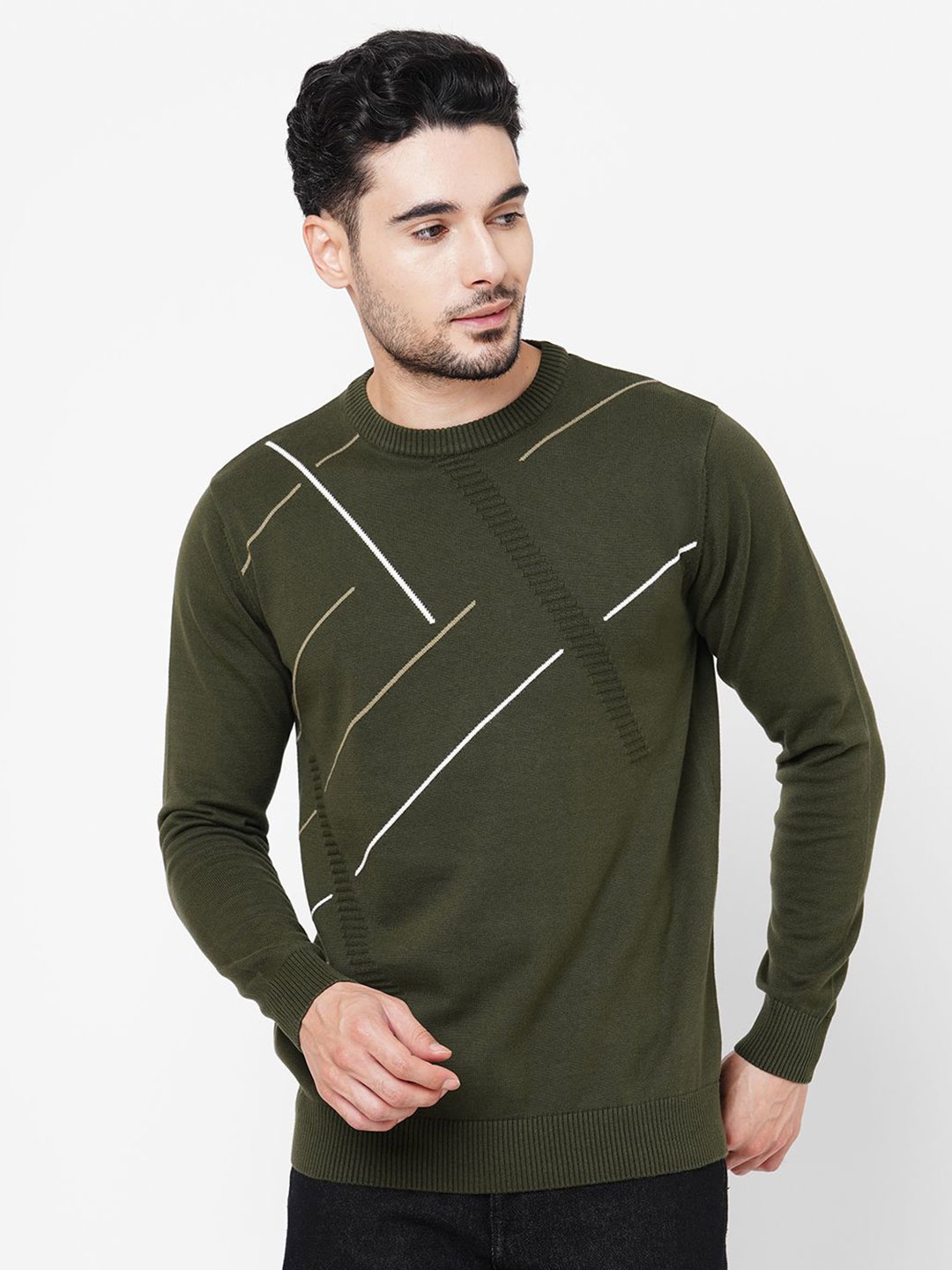 

Loopers Men Pullover Sweatshirt, Green