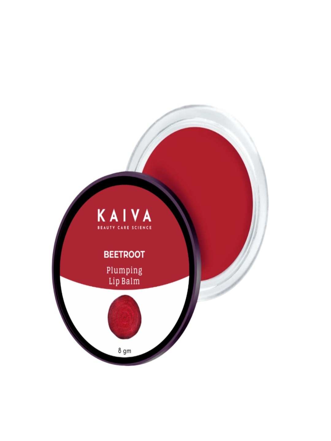 

KAIVA Beetroot Long Lasting Lip Balm - 8 g, Red
