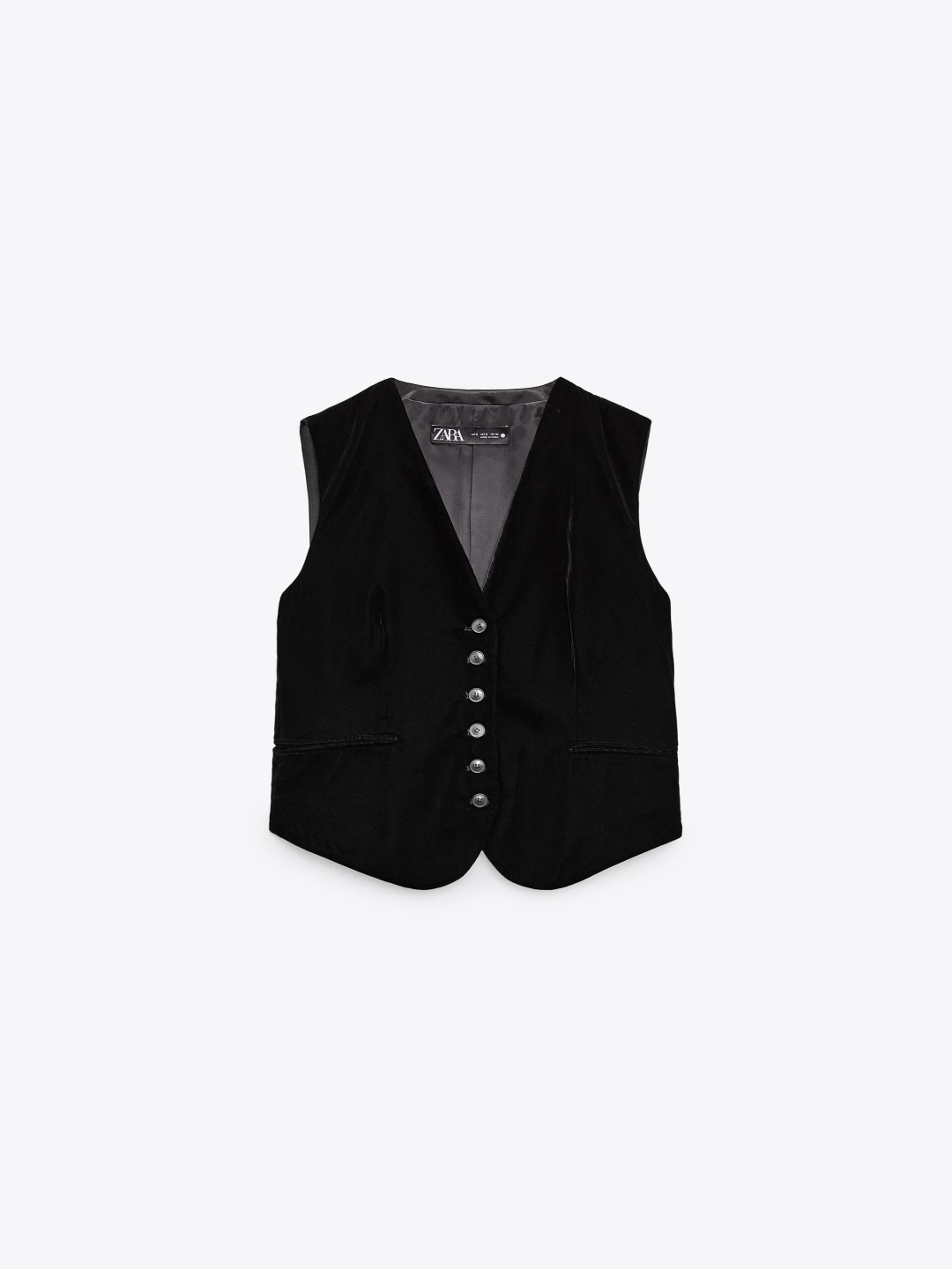 

ZARA Women Black Waistcoat