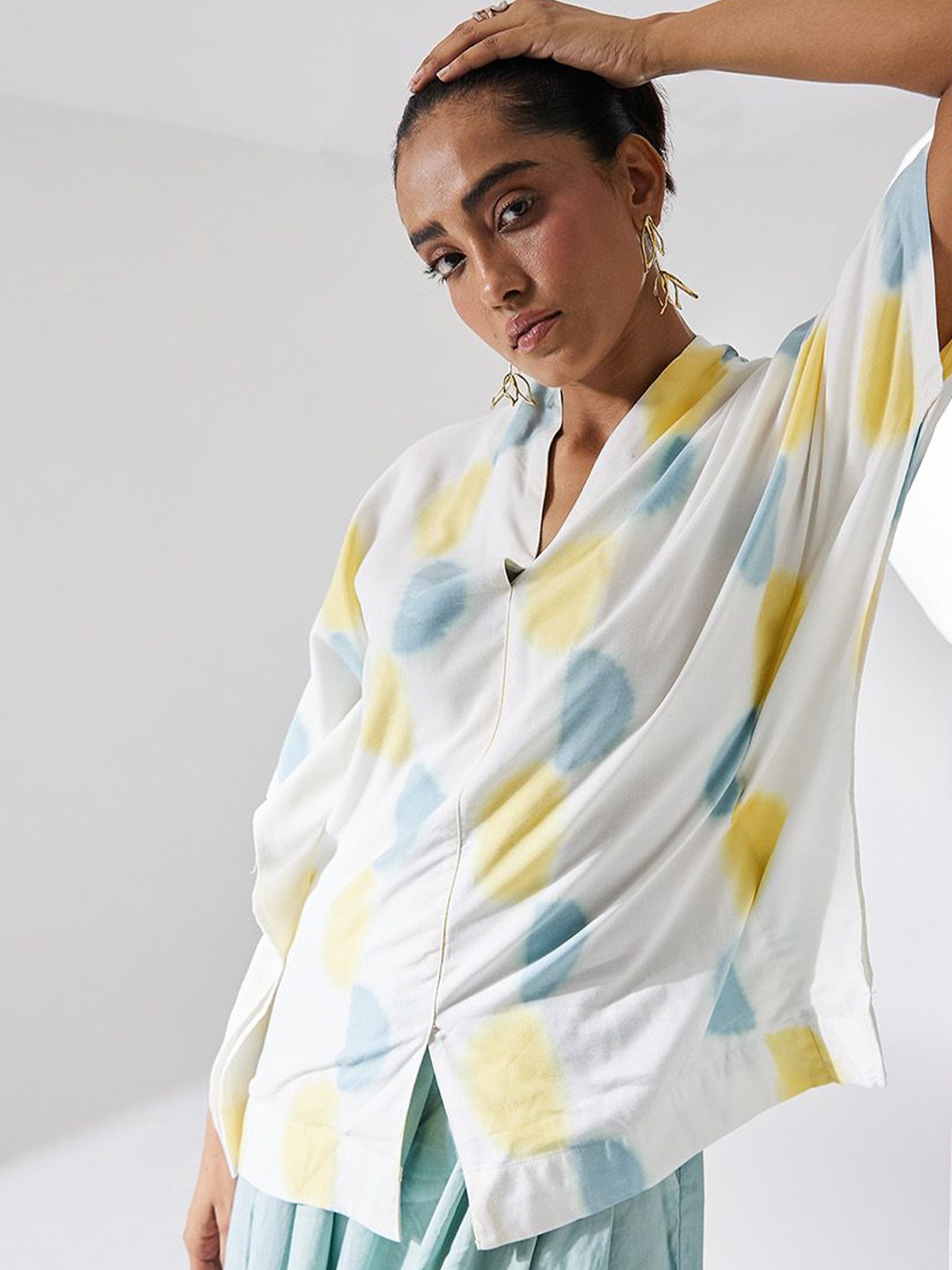 

Dorabi Women Opaque Striped Casual Shirt, Yellow