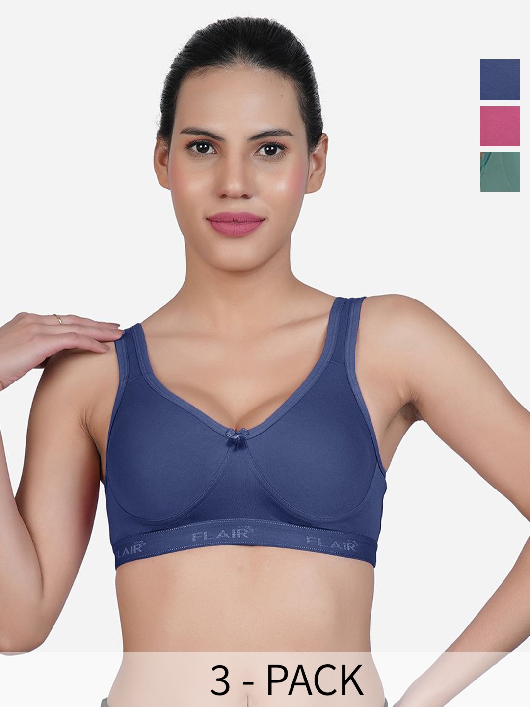 

SHYAM SONS FLAIR Bra Full Coverage, Green