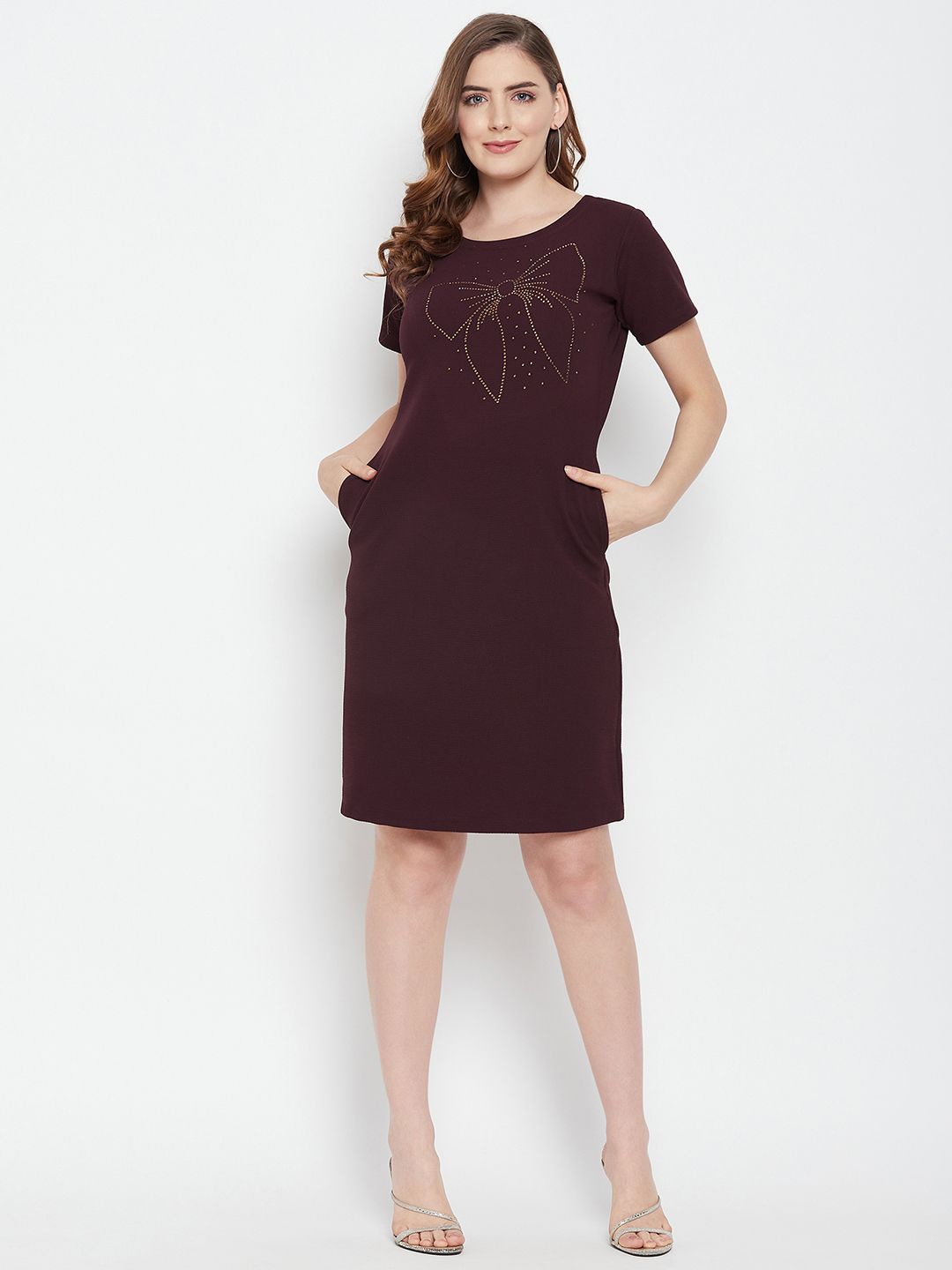 

BAESD Embellished A-Line Dress, Na