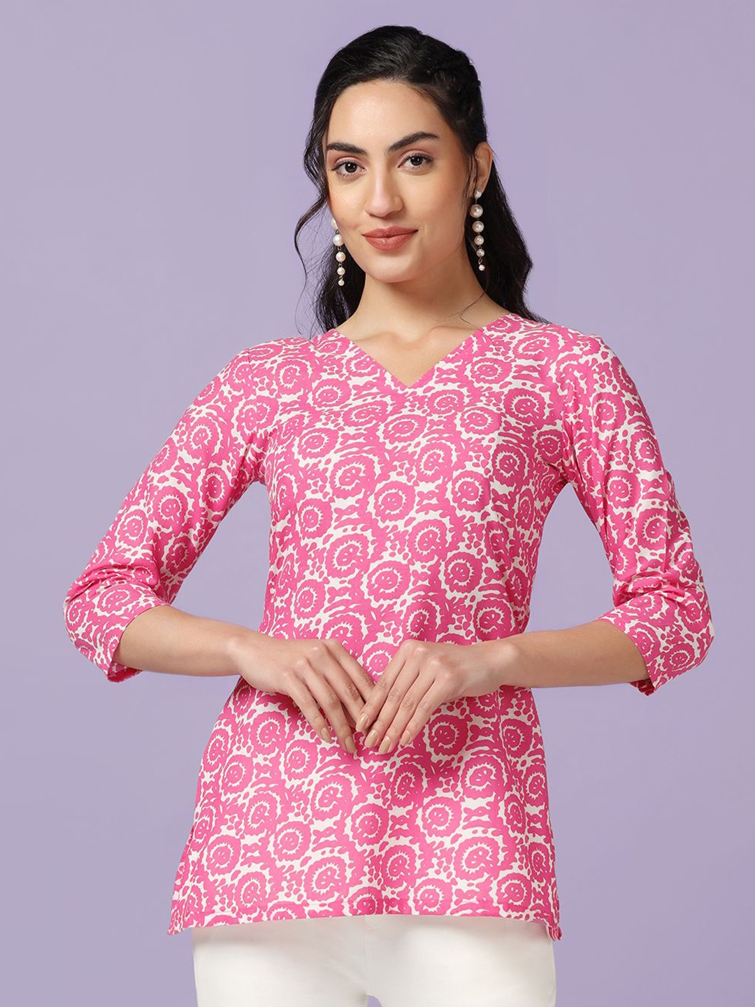 

BAESD Print Top, Pink