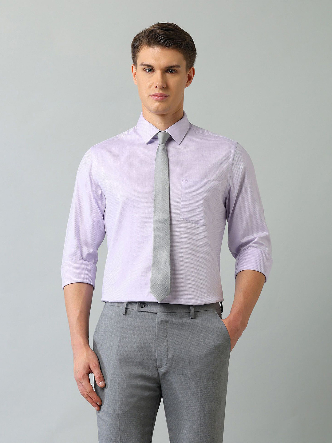 

Arrow Men Classic Opaque Casual Shirt, Purple